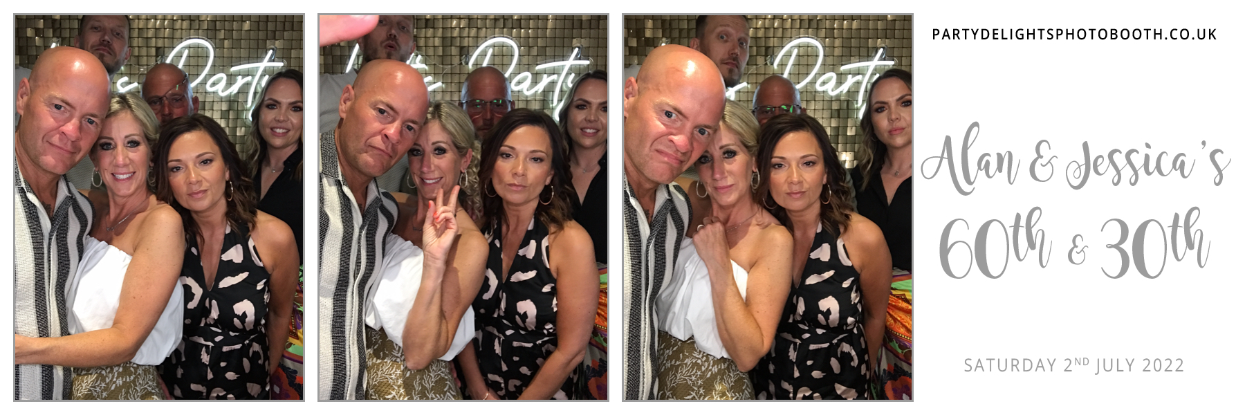 Alan’s 60th & Jessica’s 30th | View more photos from the event at gallery.partydelightsphotobooth.co.uk/u/PartyDelightsPhotoBooth/Alan’s-60th-Jessica’s-30th