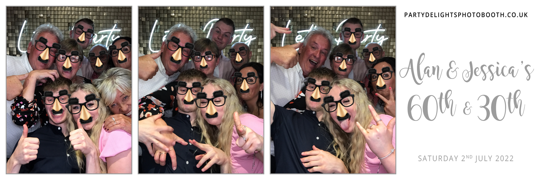 Alan’s 60th & Jessica’s 30th | View more photos from the event at gallery.partydelightsphotobooth.co.uk/u/PartyDelightsPhotoBooth/Alan’s-60th-Jessica’s-30th