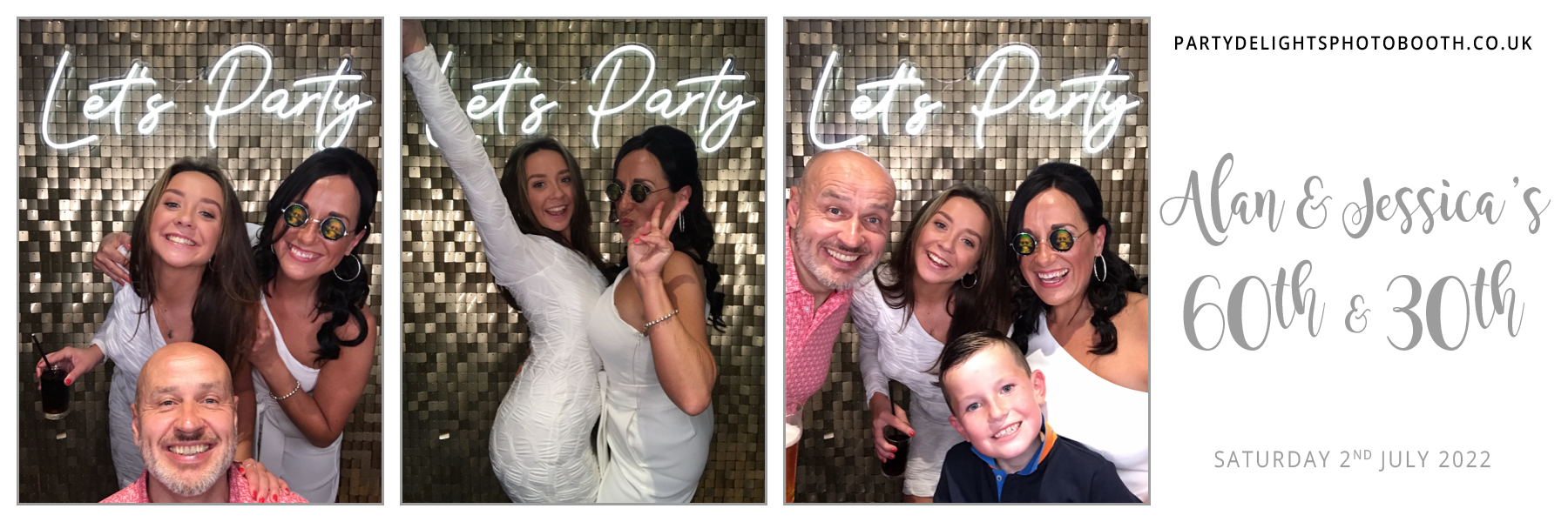 Alan’s 60th & Jessica’s 30th | View more photos from the event at gallery.partydelightsphotobooth.co.uk/u/PartyDelightsPhotoBooth/Alan’s-60th-Jessica’s-30th