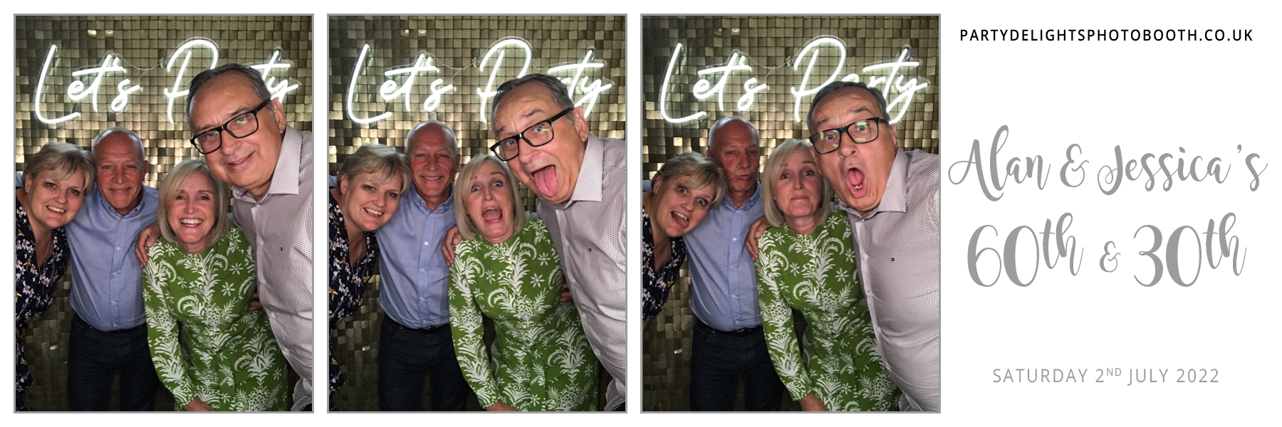 Alan’s 60th & Jessica’s 30th | View more photos from the event at gallery.partydelightsphotobooth.co.uk/u/PartyDelightsPhotoBooth/Alan’s-60th-Jessica’s-30th