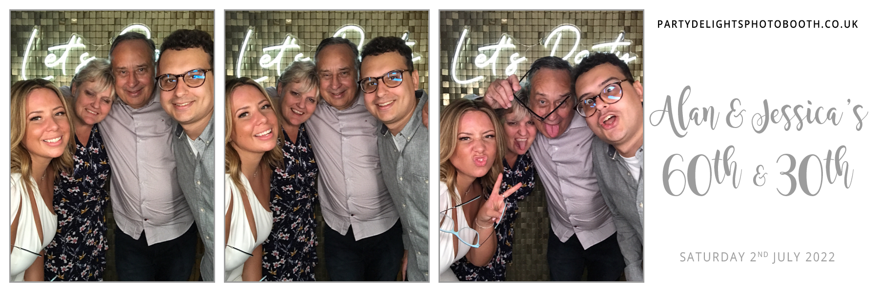 Alan’s 60th & Jessica’s 30th | View more photos from the event at gallery.partydelightsphotobooth.co.uk/u/PartyDelightsPhotoBooth/Alan’s-60th-Jessica’s-30th