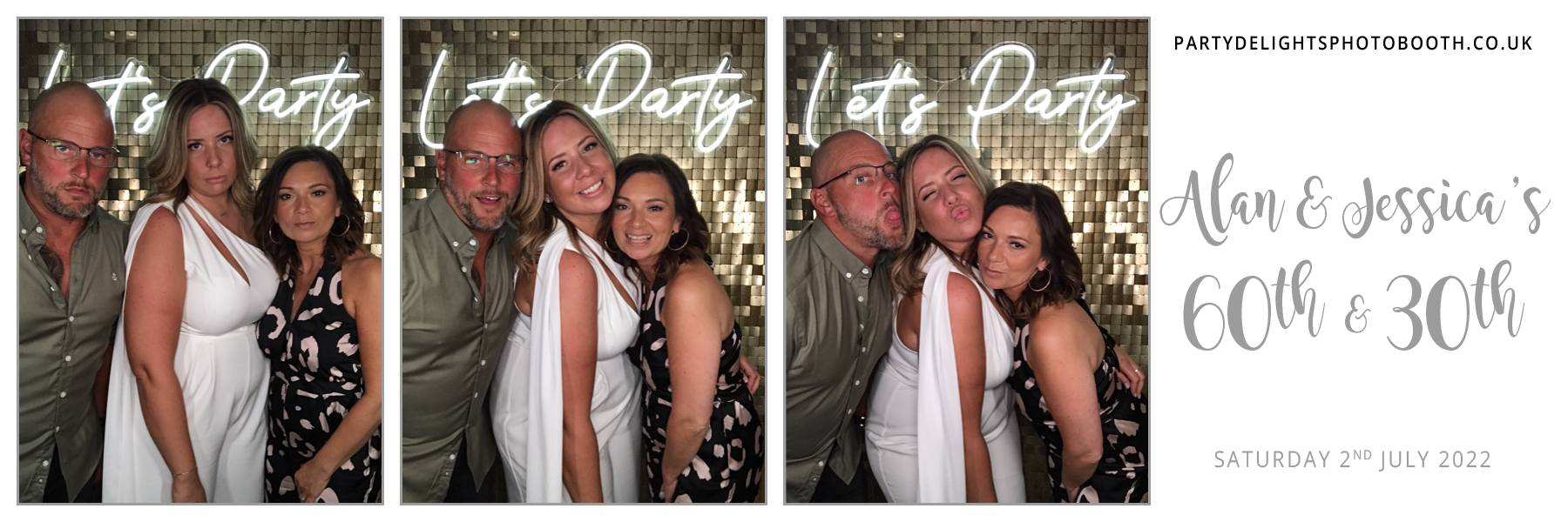 Alan’s 60th & Jessica’s 30th | View more photos from the event at gallery.partydelightsphotobooth.co.uk/u/PartyDelightsPhotoBooth/Alan’s-60th-Jessica’s-30th