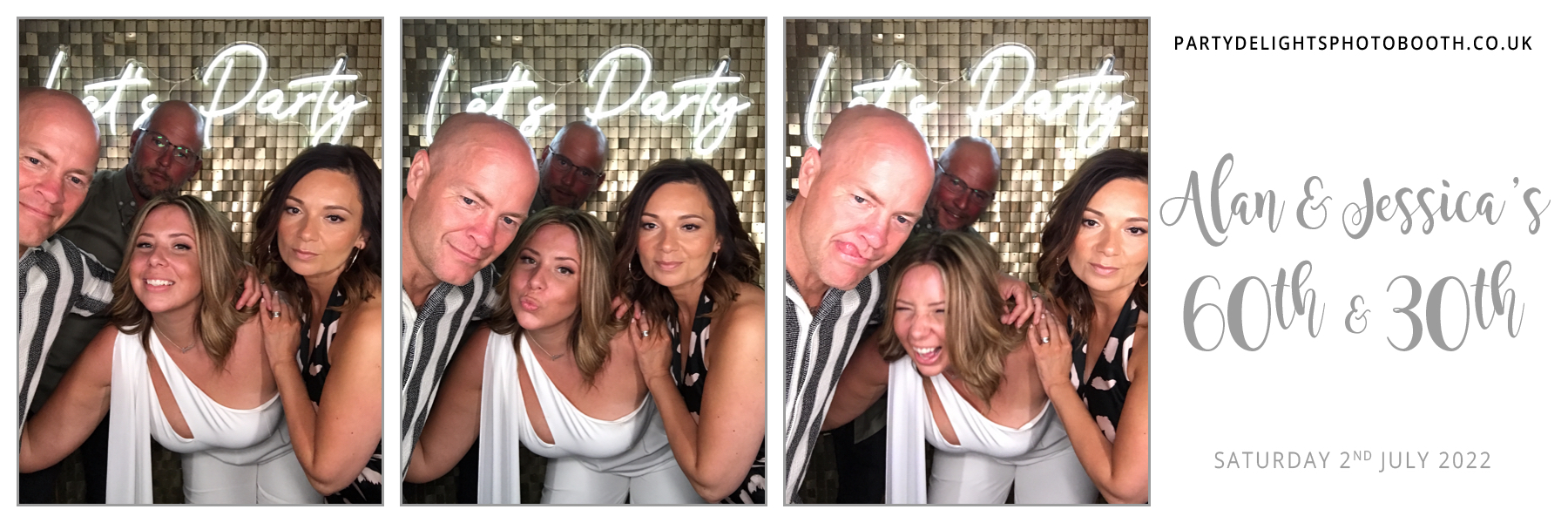 Alan’s 60th & Jessica’s 30th | View more photos from the event at gallery.partydelightsphotobooth.co.uk/u/PartyDelightsPhotoBooth/Alan’s-60th-Jessica’s-30th