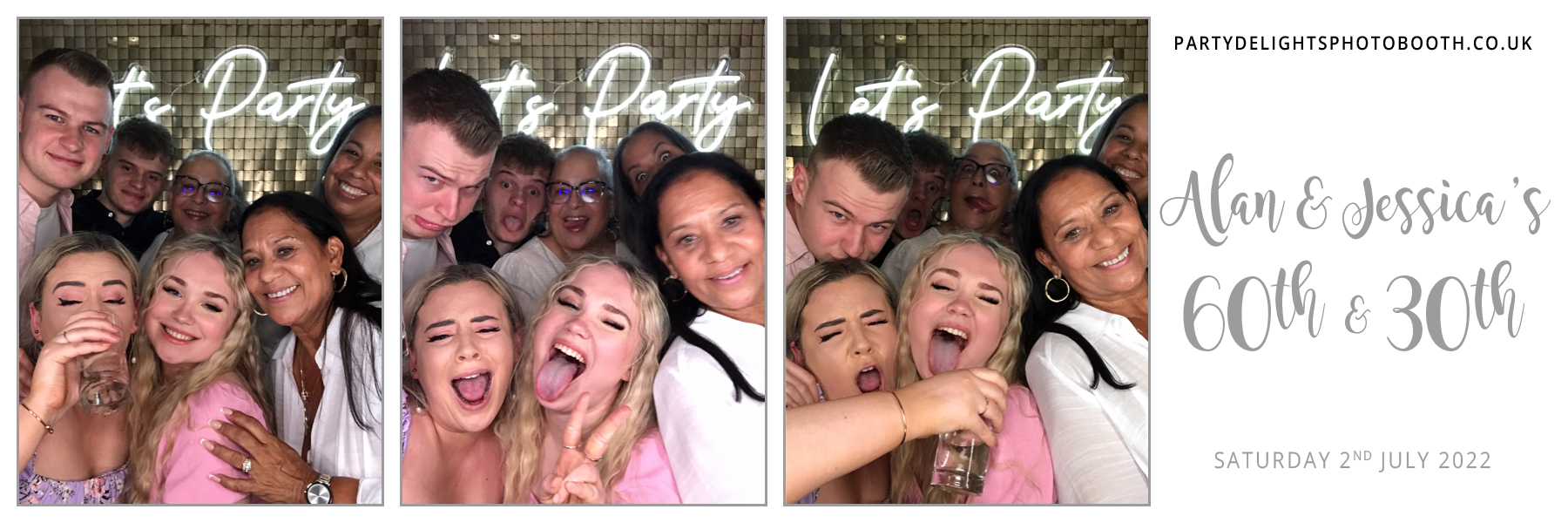 Alan’s 60th & Jessica’s 30th | View more photos from the event at gallery.partydelightsphotobooth.co.uk/u/PartyDelightsPhotoBooth/Alan’s-60th-Jessica’s-30th