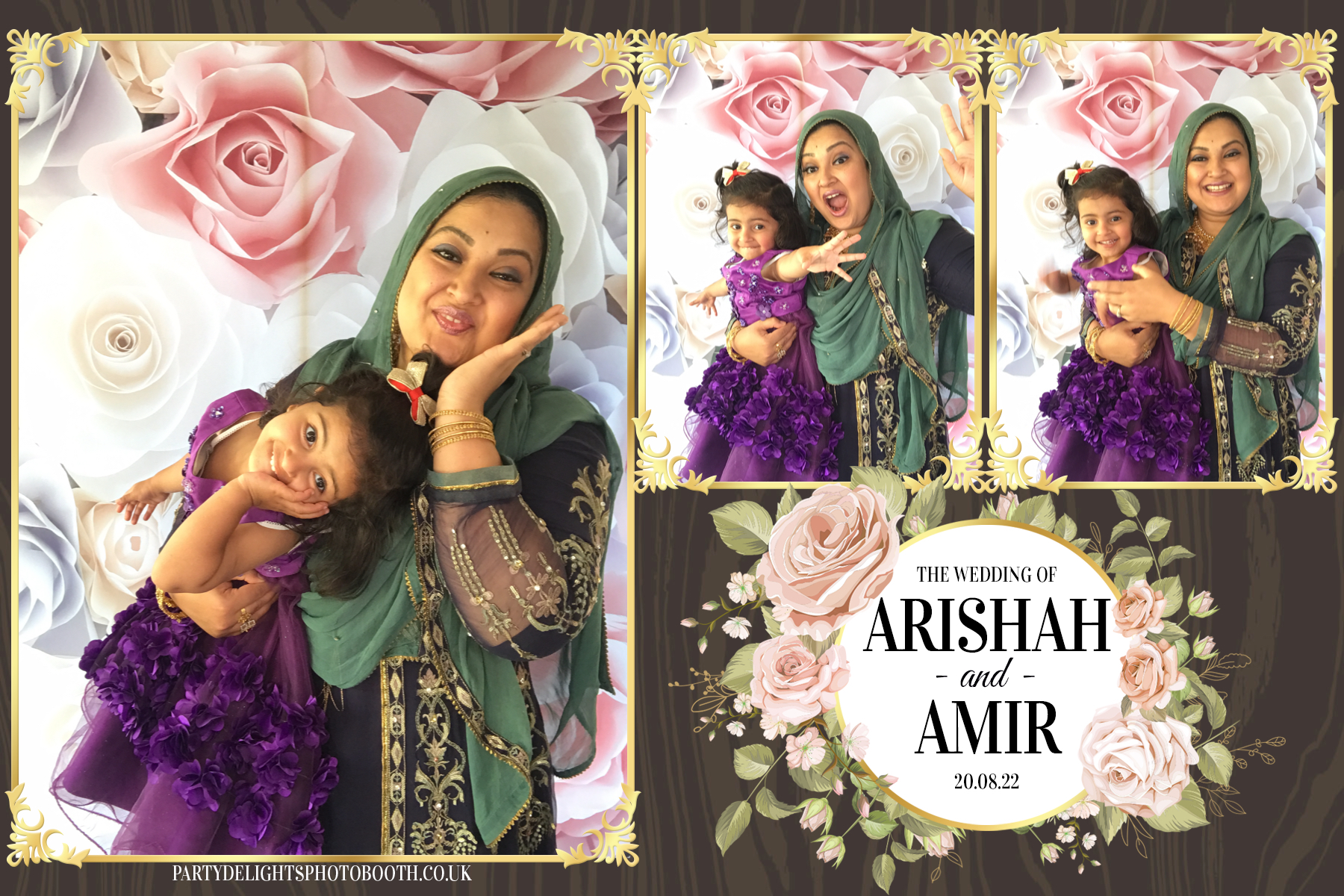 Arishah & Amir's Wedding | View more photos from the event at gallery.partydelightsphotobooth.co.uk/u/PartyDelightsPhotoBooth/Arishah-Amirs-Wedding