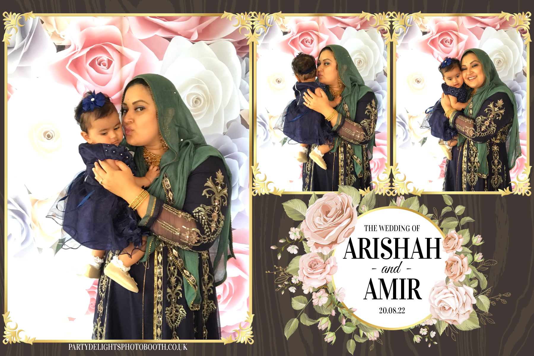 Arishah & Amir's Wedding | View more photos from the event at gallery.partydelightsphotobooth.co.uk/u/PartyDelightsPhotoBooth/Arishah-Amirs-Wedding