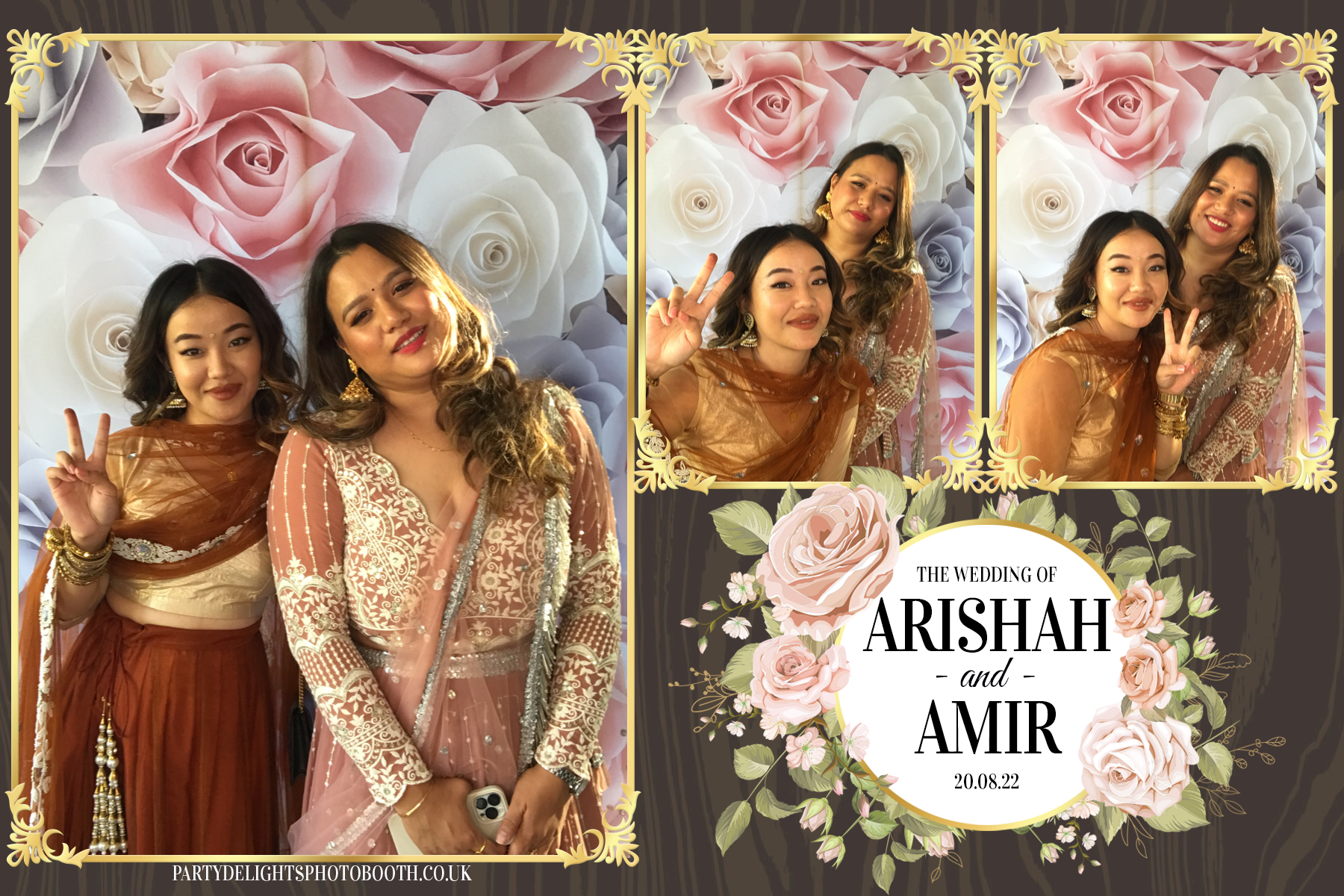 Arishah & Amir's Wedding | View more photos from the event at gallery.partydelightsphotobooth.co.uk/u/PartyDelightsPhotoBooth/Arishah-Amirs-Wedding