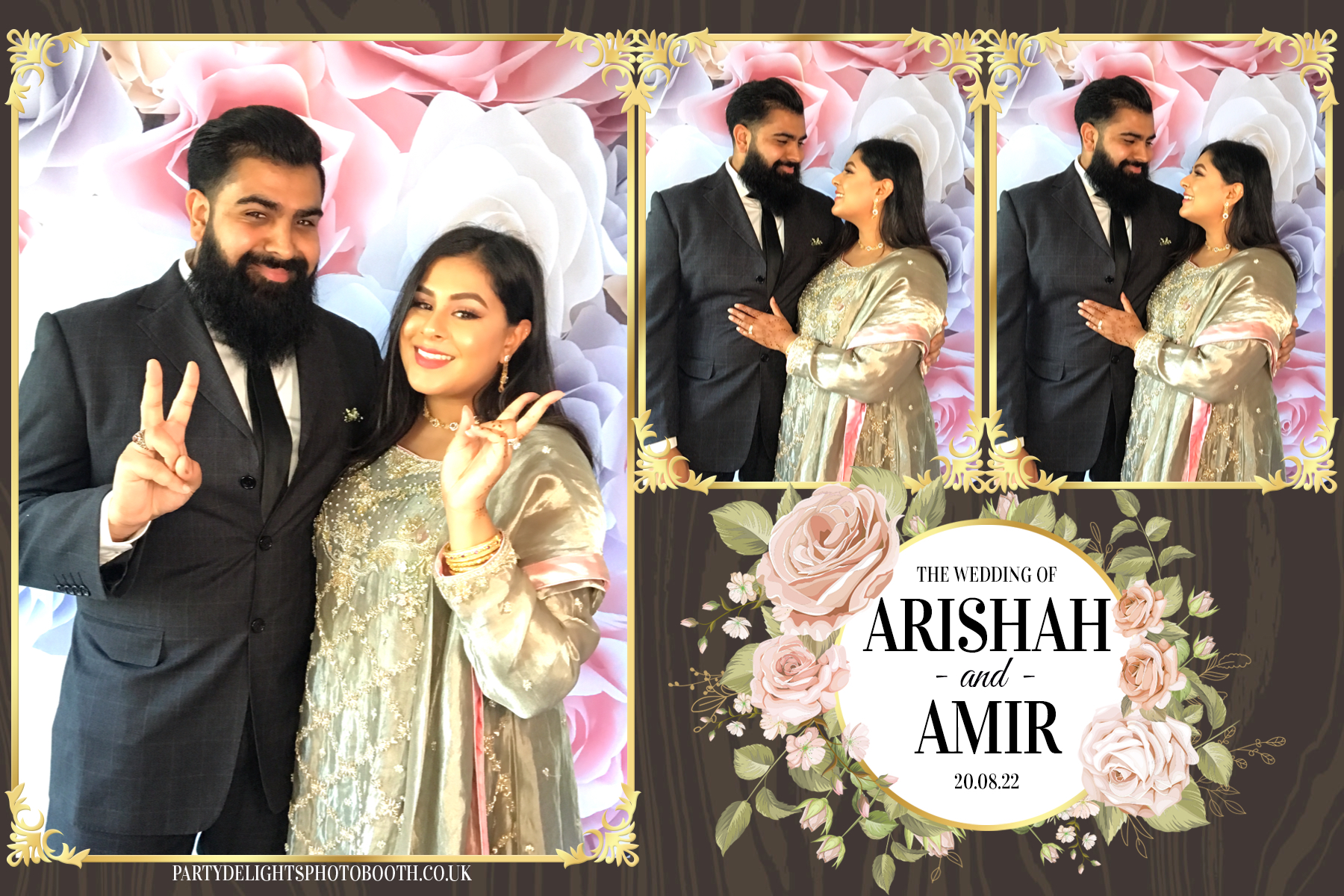 Arishah & Amir's Wedding | View more photos from the event at gallery.partydelightsphotobooth.co.uk/u/PartyDelightsPhotoBooth/Arishah-Amirs-Wedding