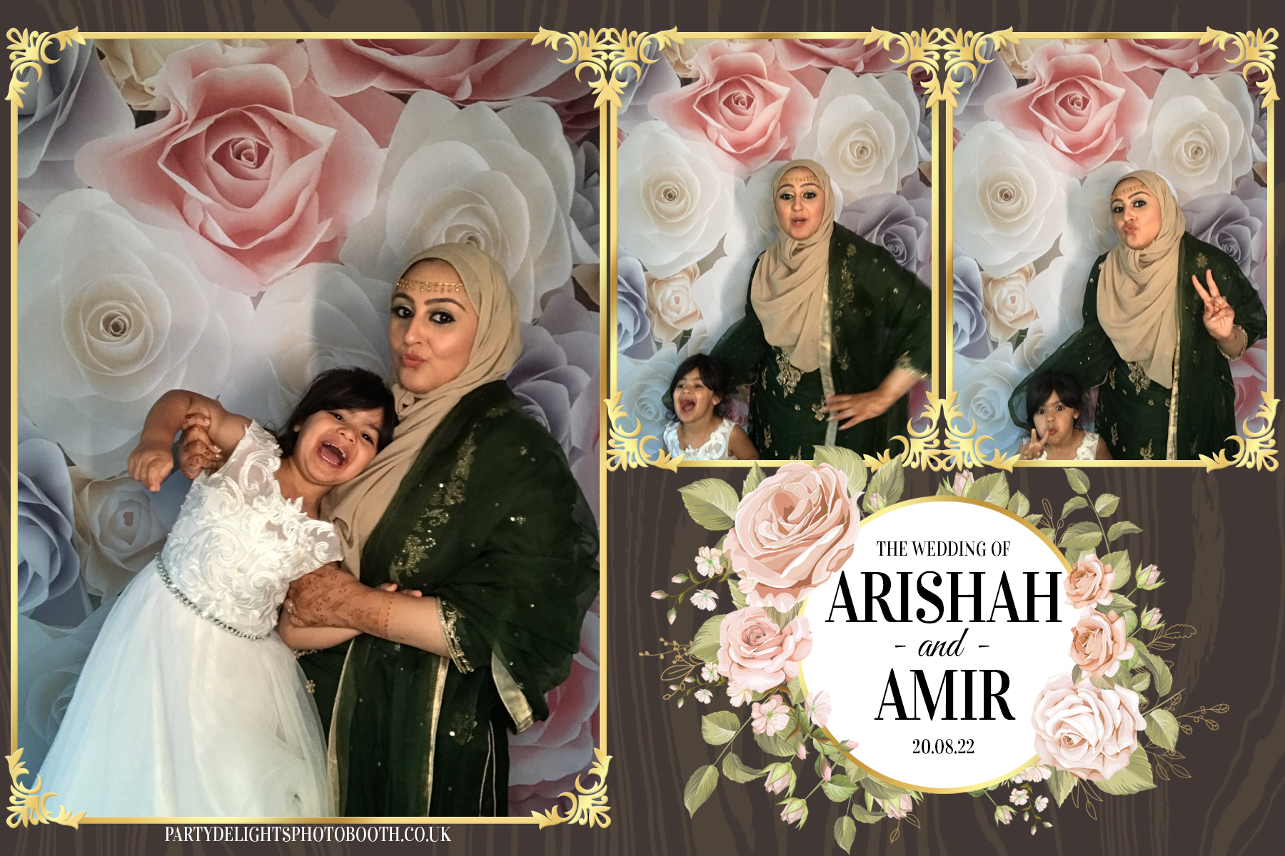 Arishah & Amir's Wedding | View more photos from the event at gallery.partydelightsphotobooth.co.uk/u/PartyDelightsPhotoBooth/Arishah-Amirs-Wedding