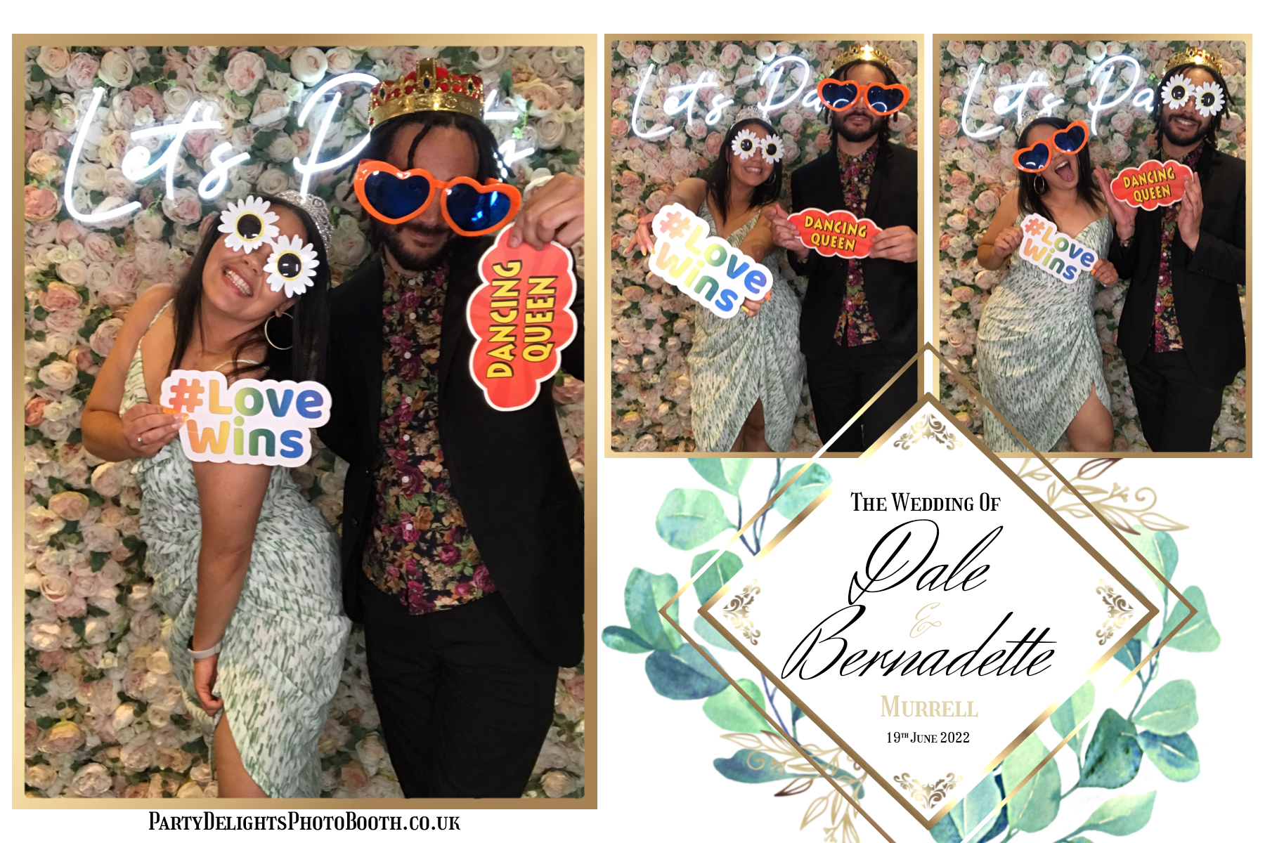 Bernadette and Dale’s wedding | View more photos from the event at gallery.partydelightsphotobooth.co.uk/u/PartyDelightsPhotoBooth/Bernadette-and-Dale’s-wedding