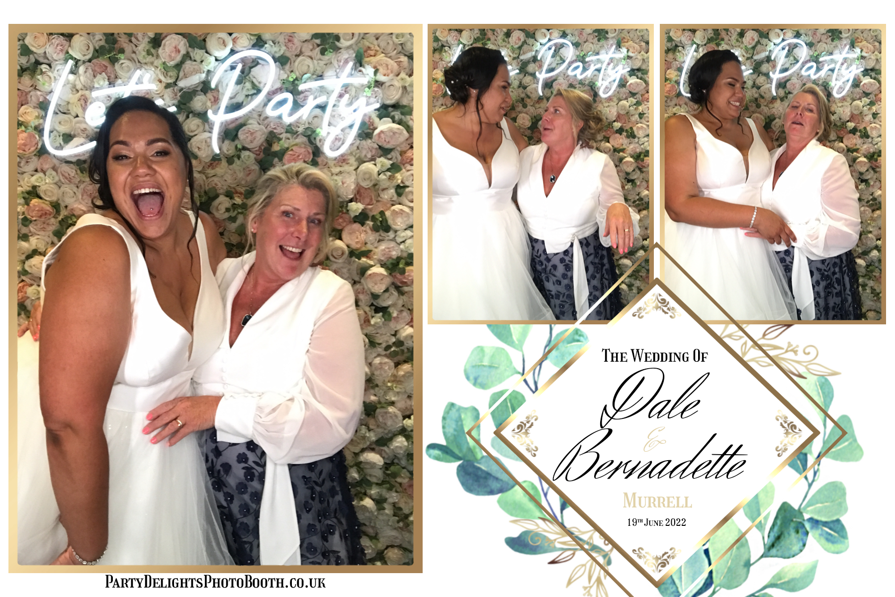 Bernadette and Dale’s wedding | View more photos from the event at gallery.partydelightsphotobooth.co.uk/u/PartyDelightsPhotoBooth/Bernadette-and-Dale’s-wedding
