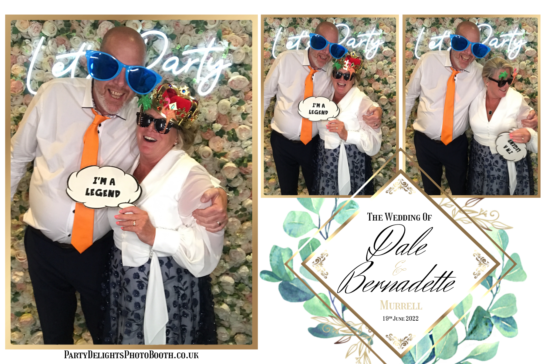 Bernadette and Dale’s wedding | View more photos from the event at gallery.partydelightsphotobooth.co.uk/u/PartyDelightsPhotoBooth/Bernadette-and-Dale’s-wedding