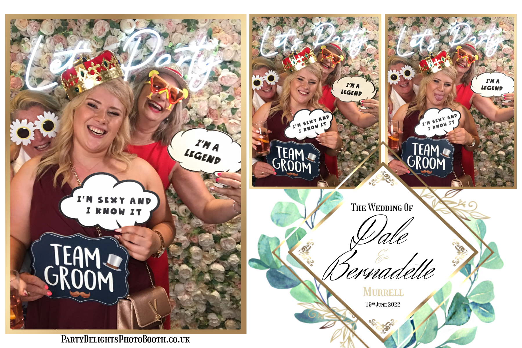 Bernadette and Dale’s wedding | View more photos from the event at gallery.partydelightsphotobooth.co.uk/u/PartyDelightsPhotoBooth/Bernadette-and-Dale’s-wedding