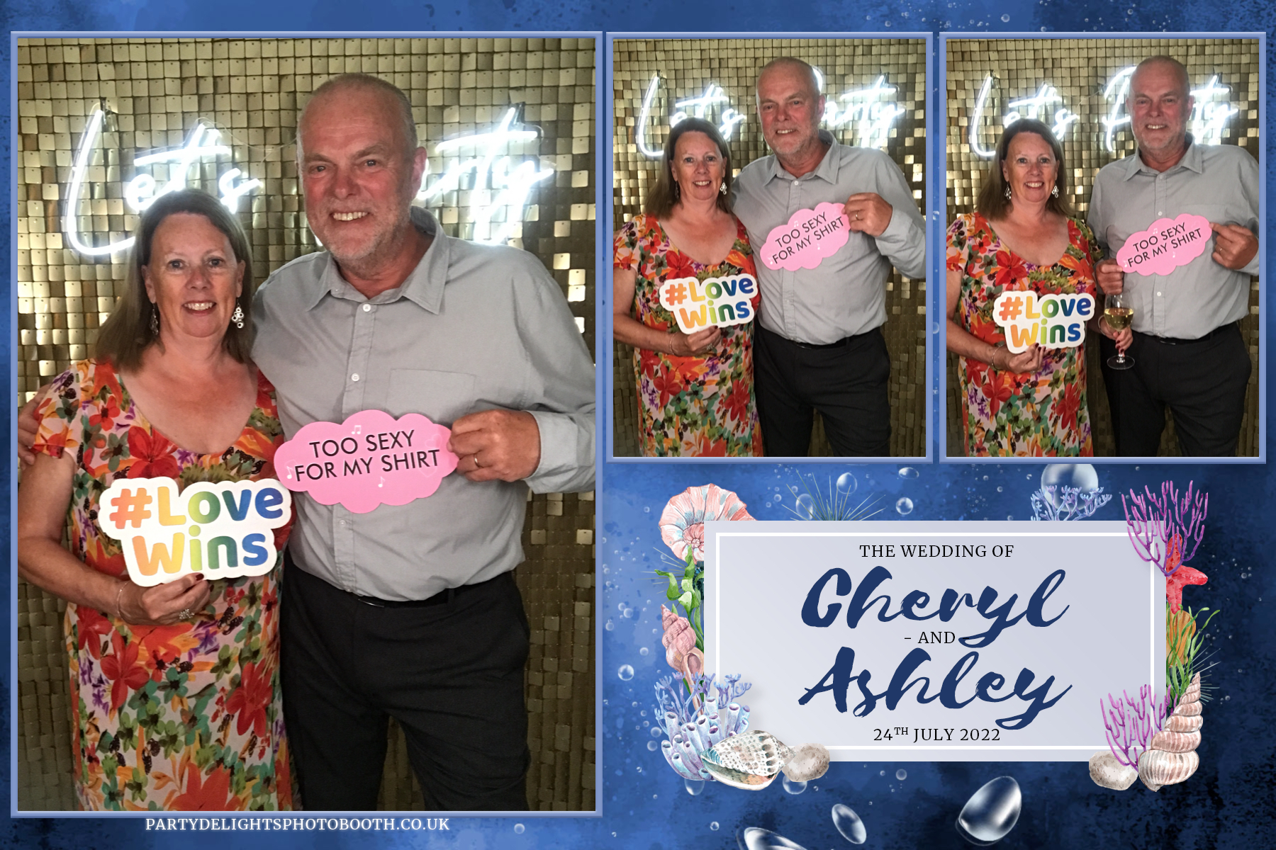 Cheryl and Ashley's Wedding | View more photos from the event at gallery.partydelightsphotobooth.co.uk/u/PartyDelightsPhotoBooth/Cheryl-and-Ashleys-Wedding