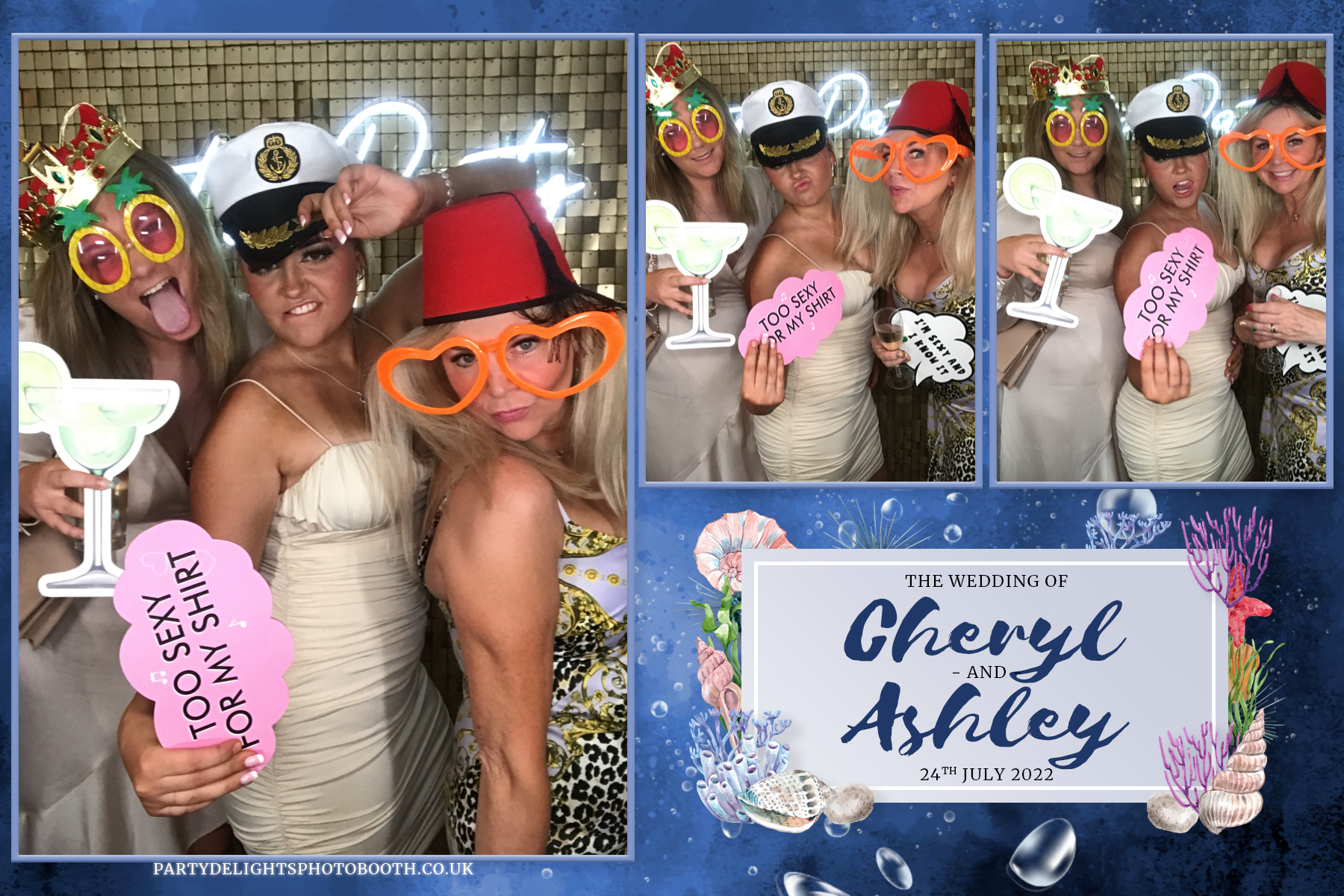 Cheryl and Ashley's Wedding | View more photos from the event at gallery.partydelightsphotobooth.co.uk/u/PartyDelightsPhotoBooth/Cheryl-and-Ashleys-Wedding