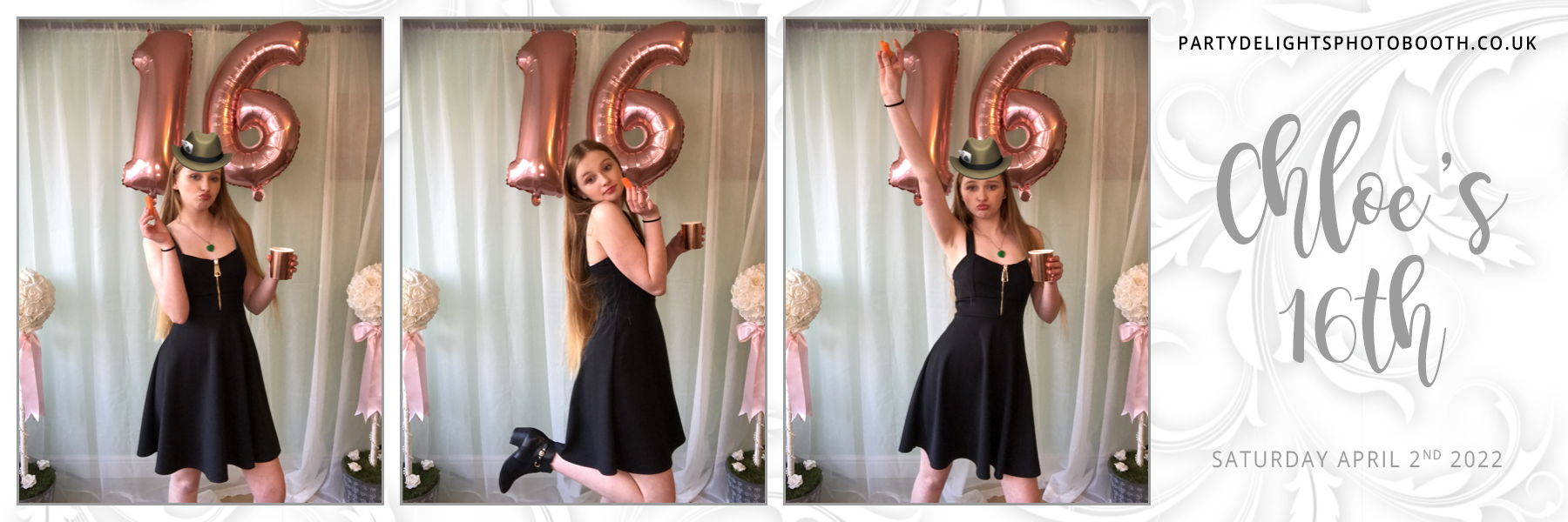 Chloe's 16th birthday | View more photos from the event at gallery.partydelightsphotobooth.co.uk/u/PartyDelightsPhotoBooth/Chloes-16th-birthday