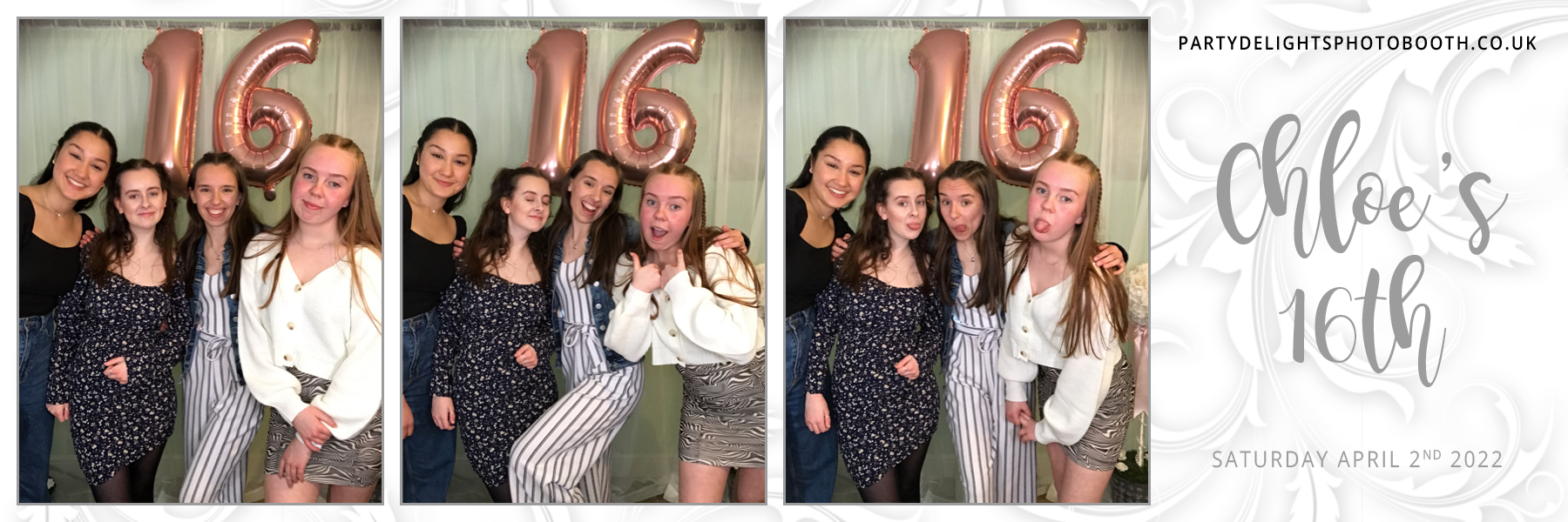 Chloe's 16th birthday | View more photos from the event at gallery.partydelightsphotobooth.co.uk/u/PartyDelightsPhotoBooth/Chloes-16th-birthday