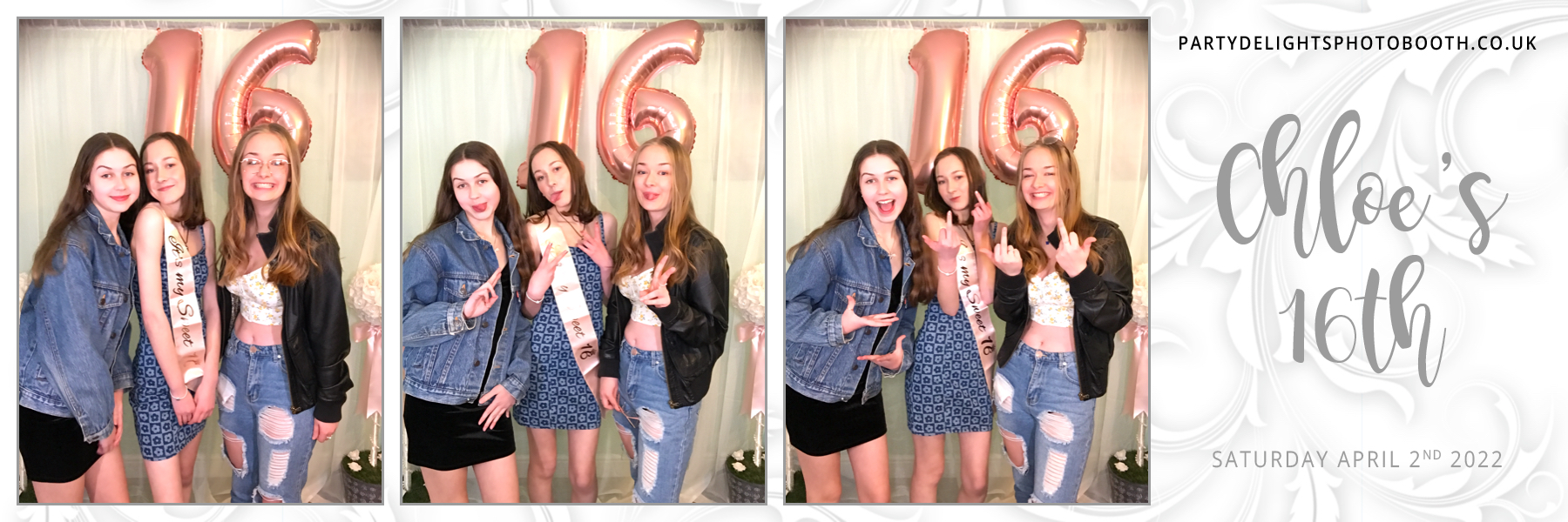 Chloe's 16th birthday | View more photos from the event at gallery.partydelightsphotobooth.co.uk/u/PartyDelightsPhotoBooth/Chloes-16th-birthday