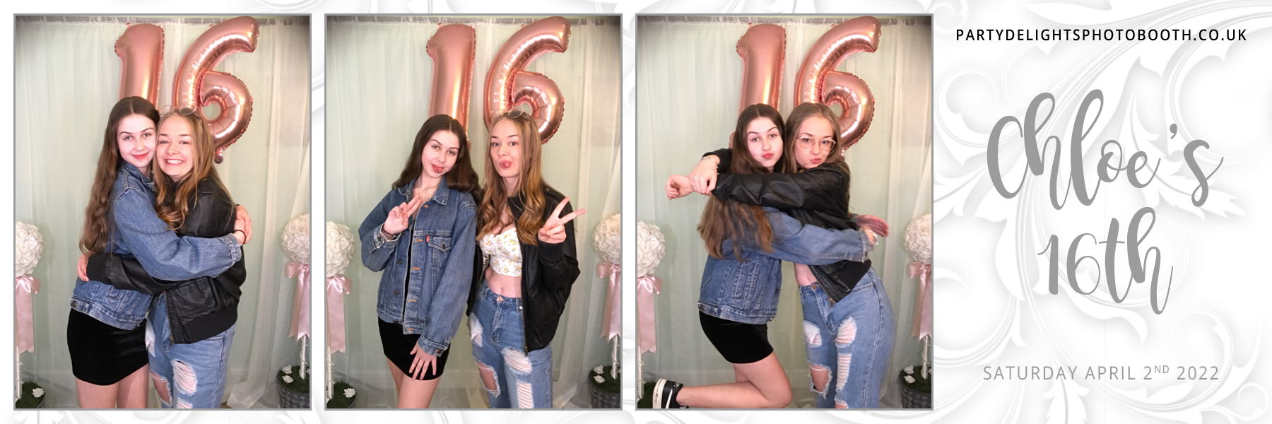 Chloe's 16th birthday | View more photos from the event at gallery.partydelightsphotobooth.co.uk/u/PartyDelightsPhotoBooth/Chloes-16th-birthday