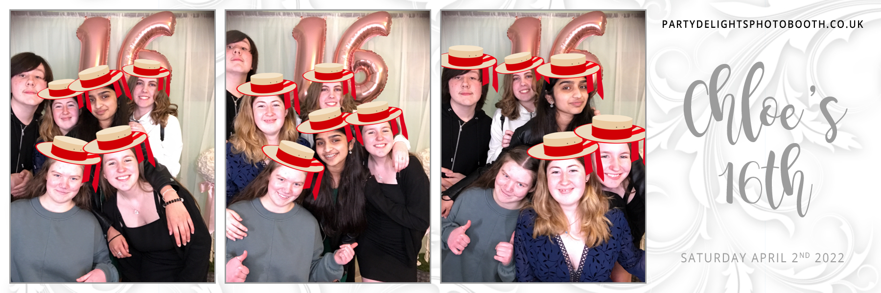 Chloe's 16th birthday | View more photos from the event at gallery.partydelightsphotobooth.co.uk/u/PartyDelightsPhotoBooth/Chloes-16th-birthday