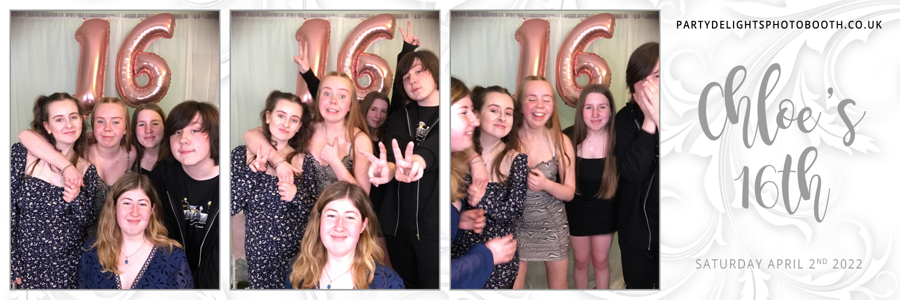 Chloe's 16th birthday | View more photos from the event at gallery.partydelightsphotobooth.co.uk/u/PartyDelightsPhotoBooth/Chloes-16th-birthday