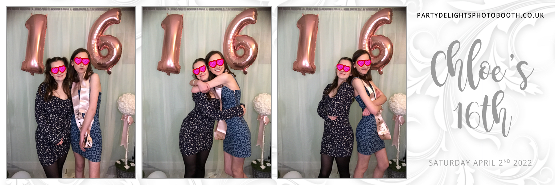 Chloe's 16th birthday | View more photos from the event at gallery.partydelightsphotobooth.co.uk/u/PartyDelightsPhotoBooth/Chloes-16th-birthday