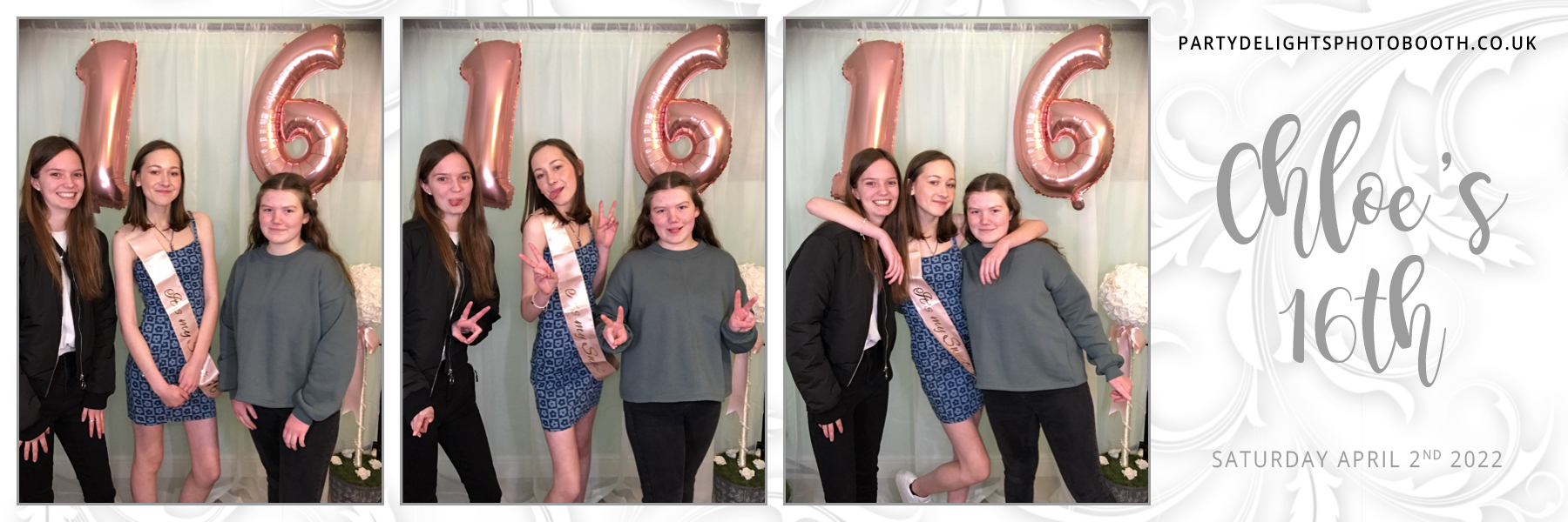 Chloe's 16th birthday | View more photos from the event at gallery.partydelightsphotobooth.co.uk/u/PartyDelightsPhotoBooth/Chloes-16th-birthday