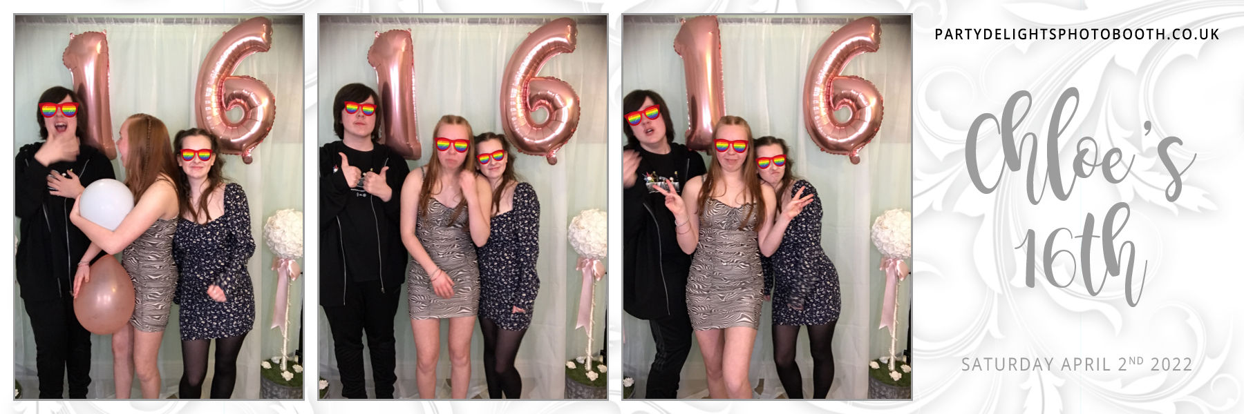 Chloe's 16th birthday | View more photos from the event at gallery.partydelightsphotobooth.co.uk/u/PartyDelightsPhotoBooth/Chloes-16th-birthday