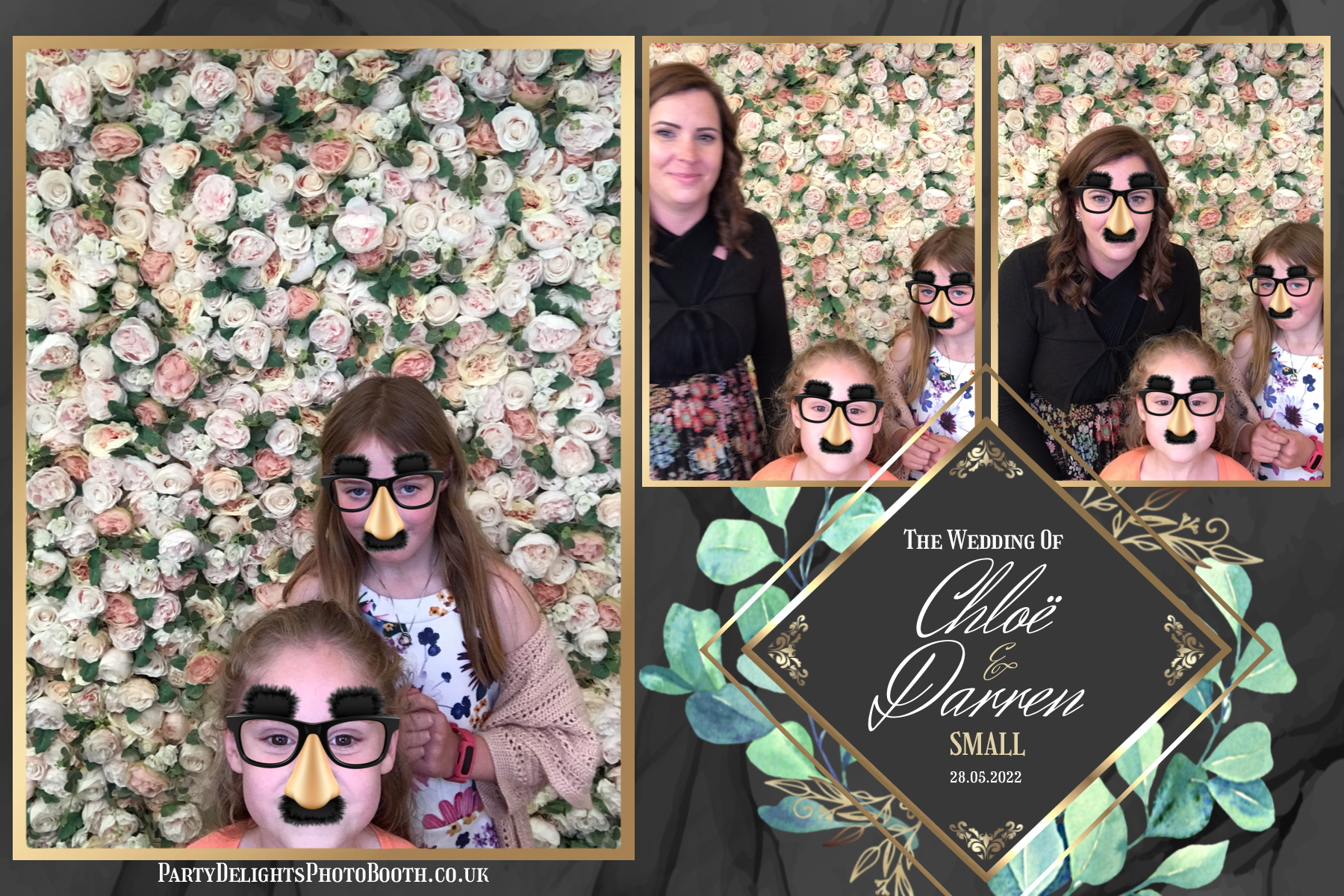 Chloe's and Darren's Wedding | View more photos from the event at gallery.partydelightsphotobooth.co.uk/u/PartyDelightsPhotoBooth/Chloes-and-Darrens-Wedding