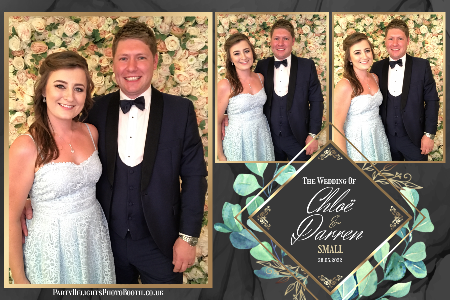 Chloe's and Darren's Wedding | View more photos from the event at gallery.partydelightsphotobooth.co.uk/u/PartyDelightsPhotoBooth/Chloes-and-Darrens-Wedding