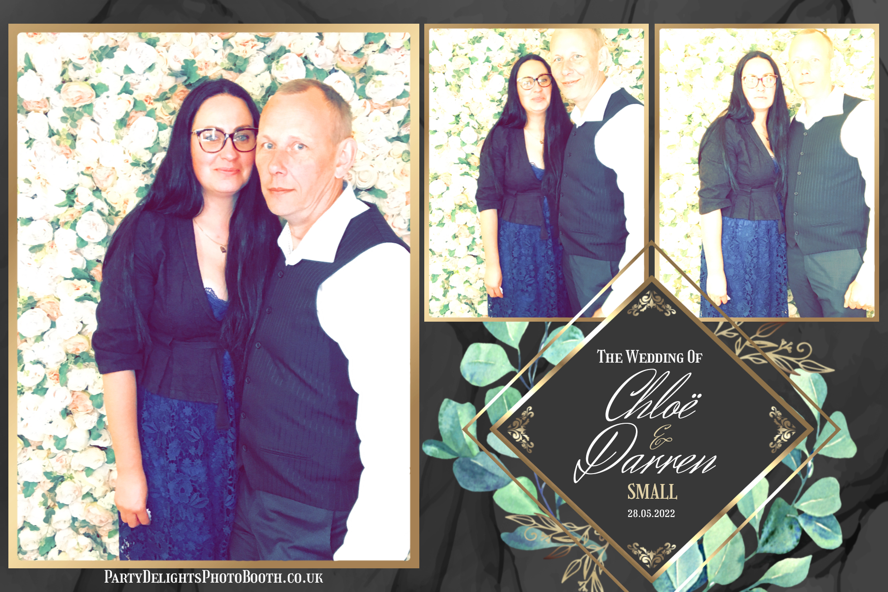 Chloe's and Darren's Wedding | View more photos from the event at gallery.partydelightsphotobooth.co.uk/u/PartyDelightsPhotoBooth/Chloes-and-Darrens-Wedding