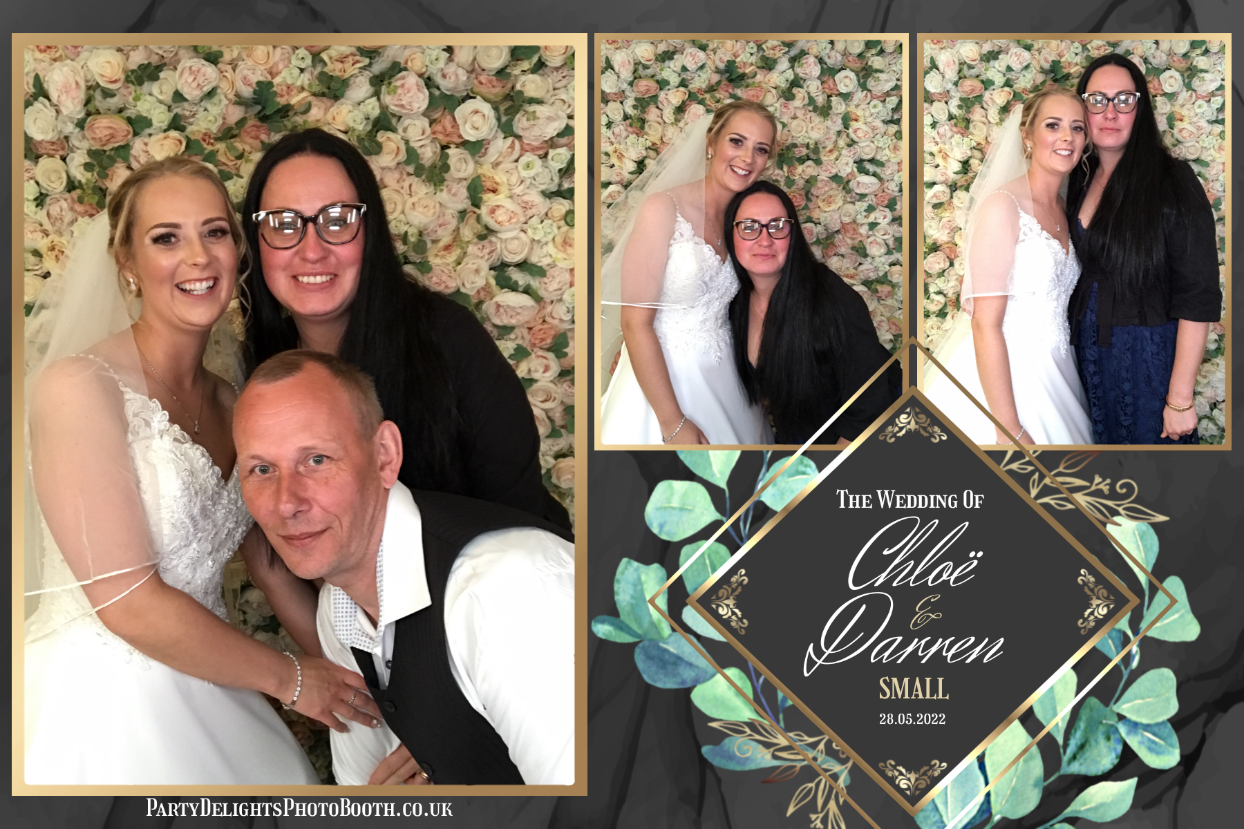 Chloe's and Darren's Wedding | View more photos from the event at gallery.partydelightsphotobooth.co.uk/u/PartyDelightsPhotoBooth/Chloes-and-Darrens-Wedding