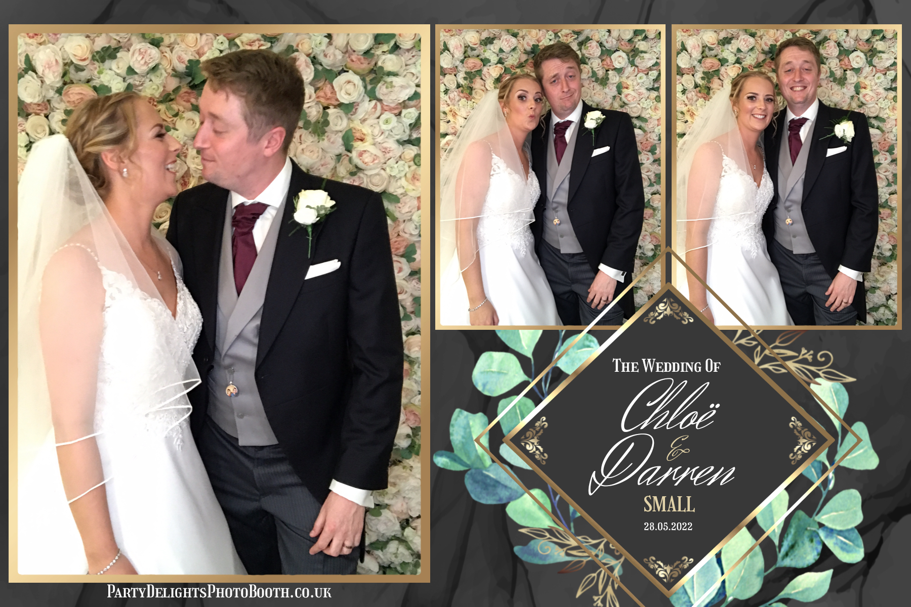 Chloe's and Darren's Wedding | View more photos from the event at gallery.partydelightsphotobooth.co.uk/u/PartyDelightsPhotoBooth/Chloes-and-Darrens-Wedding
