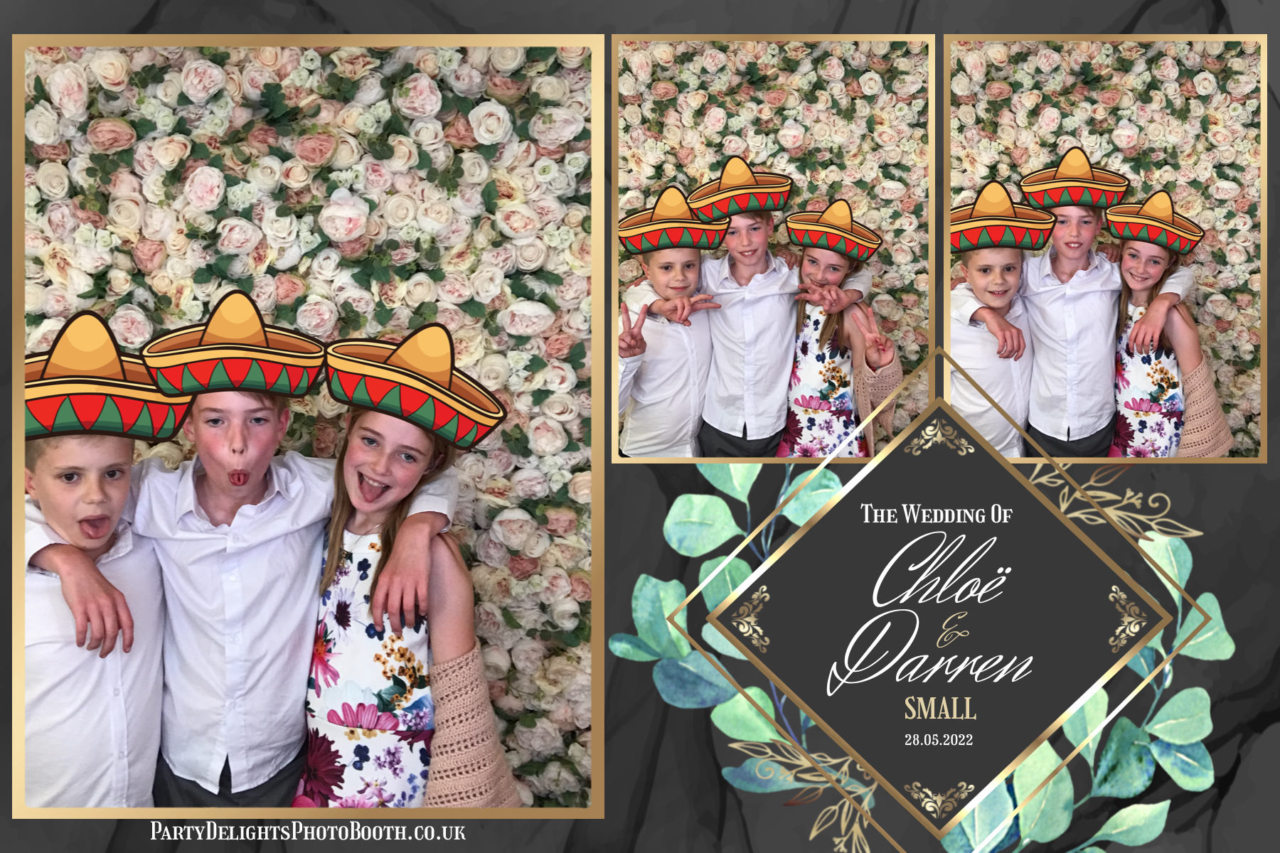 Chloe's and Darren's Wedding | View more photos from the event at gallery.partydelightsphotobooth.co.uk/u/PartyDelightsPhotoBooth/Chloes-and-Darrens-Wedding
