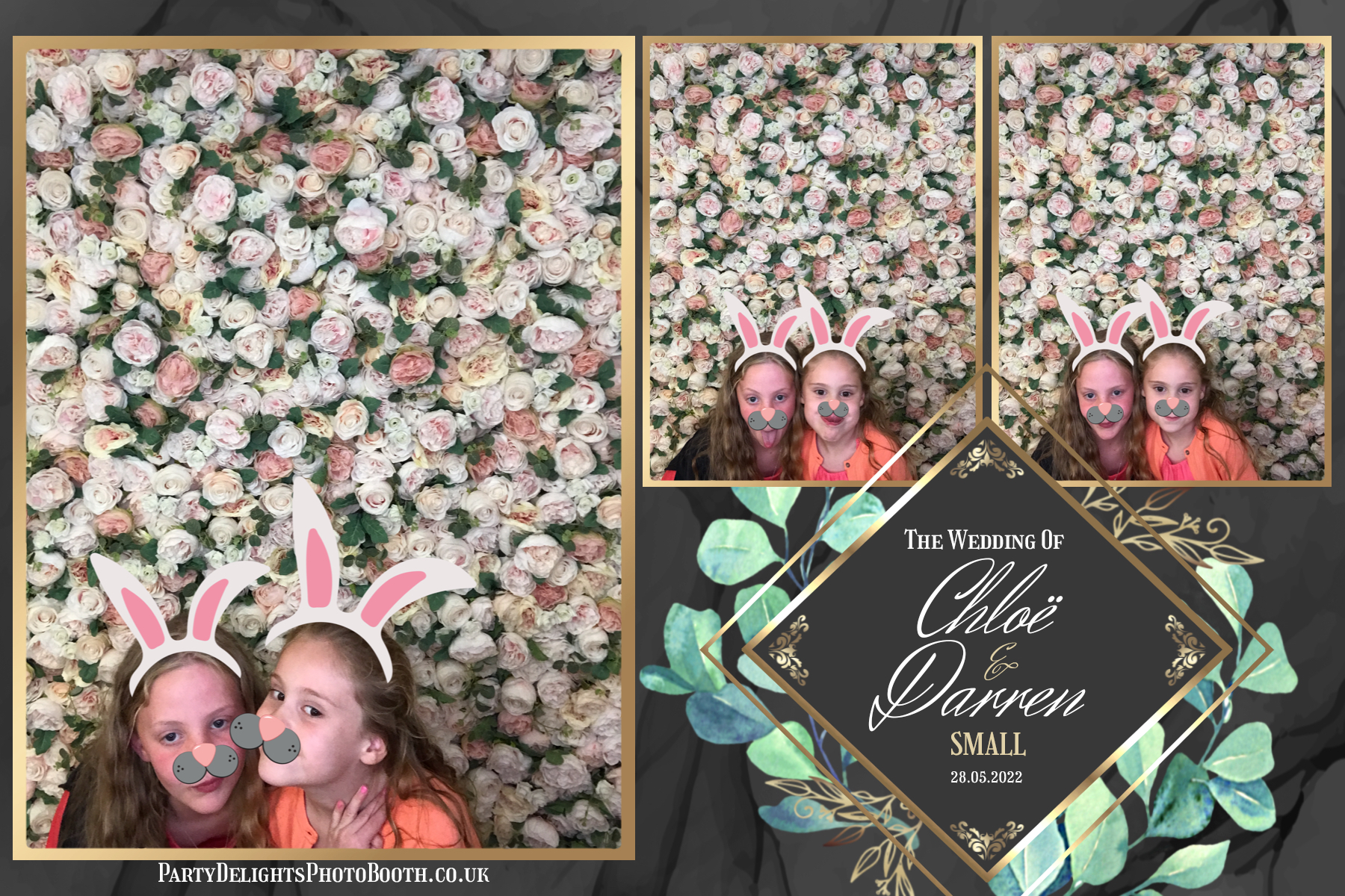 Chloe's and Darren's Wedding | View more photos from the event at gallery.partydelightsphotobooth.co.uk/u/PartyDelightsPhotoBooth/Chloes-and-Darrens-Wedding