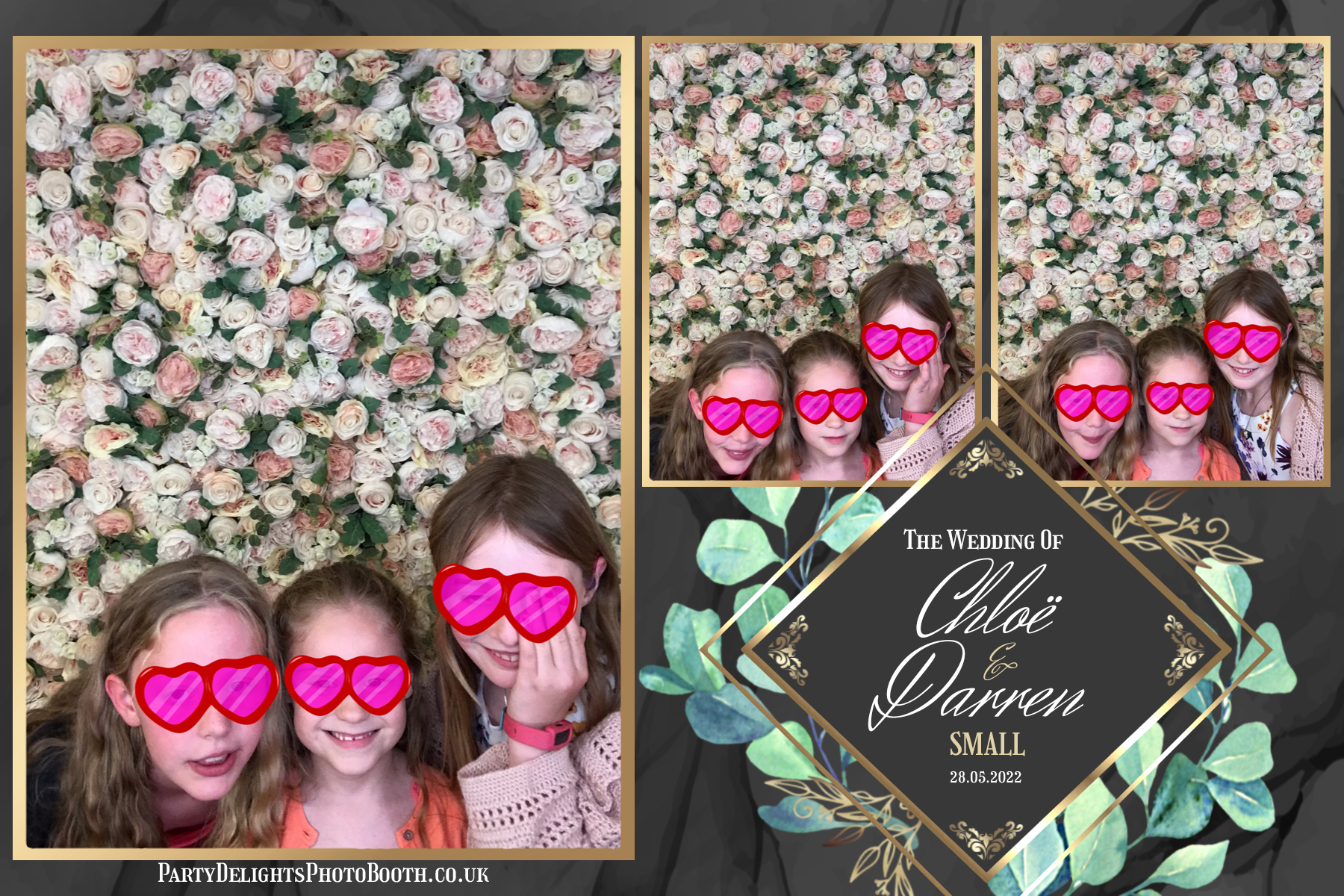 Chloe's and Darren's Wedding | View more photos from the event at gallery.partydelightsphotobooth.co.uk/u/PartyDelightsPhotoBooth/Chloes-and-Darrens-Wedding