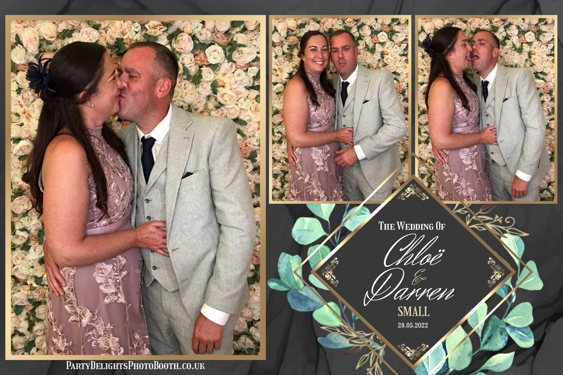 Chloe's and Darren's Wedding | View more photos from the event at gallery.partydelightsphotobooth.co.uk/u/PartyDelightsPhotoBooth/Chloes-and-Darrens-Wedding