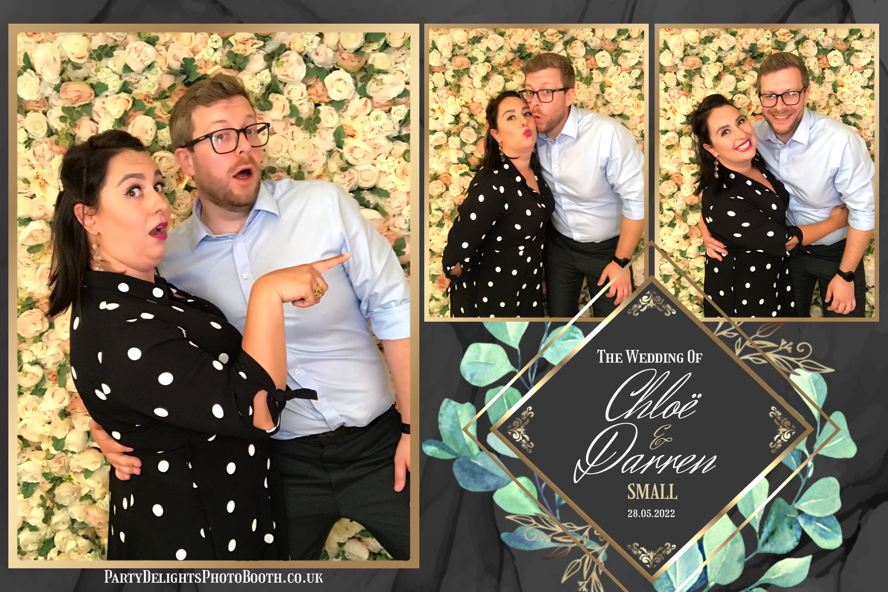 Chloe's and Darren's Wedding | View more photos from the event at gallery.partydelightsphotobooth.co.uk/u/PartyDelightsPhotoBooth/Chloes-and-Darrens-Wedding