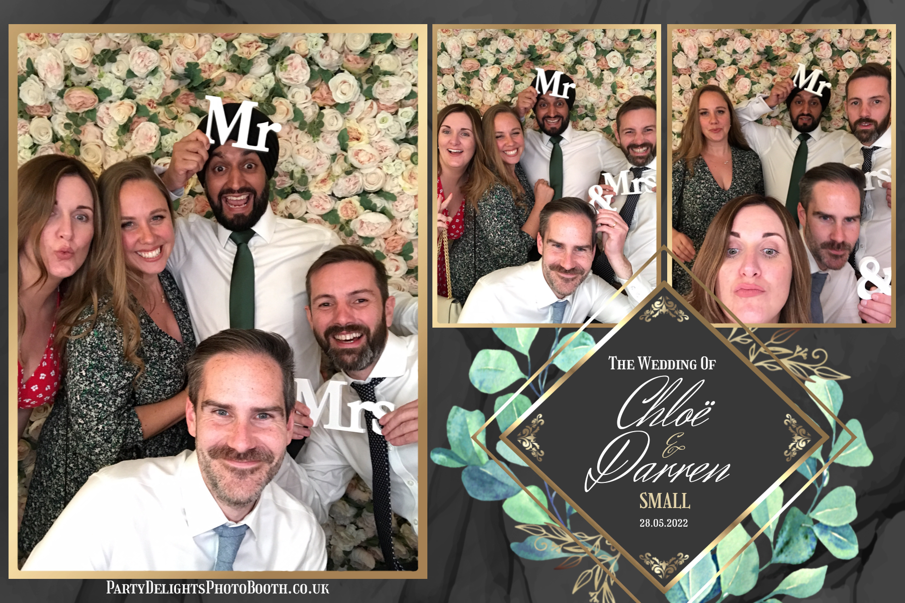 Chloe's and Darren's Wedding | View more photos from the event at gallery.partydelightsphotobooth.co.uk/u/PartyDelightsPhotoBooth/Chloes-and-Darrens-Wedding