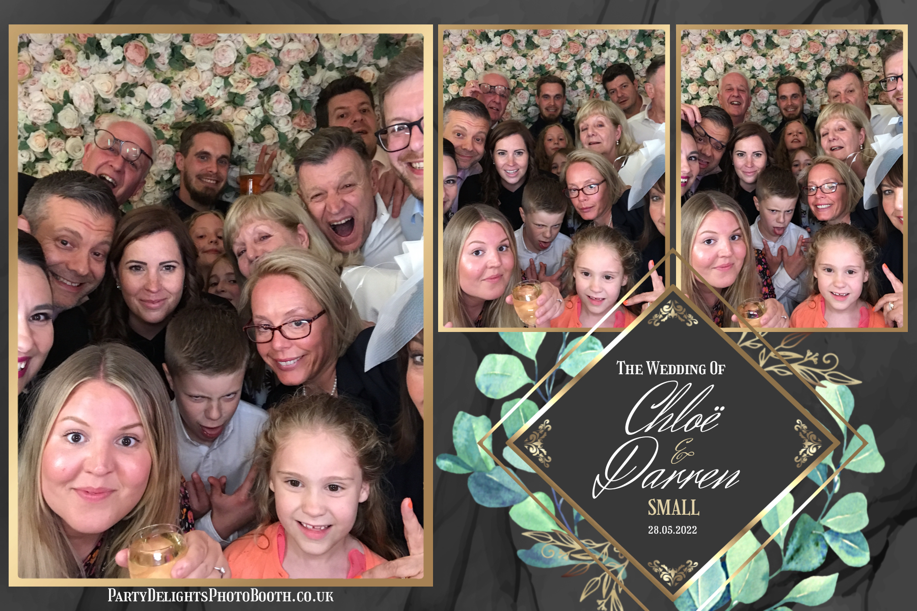 Chloe's and Darren's Wedding | View more photos from the event at gallery.partydelightsphotobooth.co.uk/u/PartyDelightsPhotoBooth/Chloes-and-Darrens-Wedding