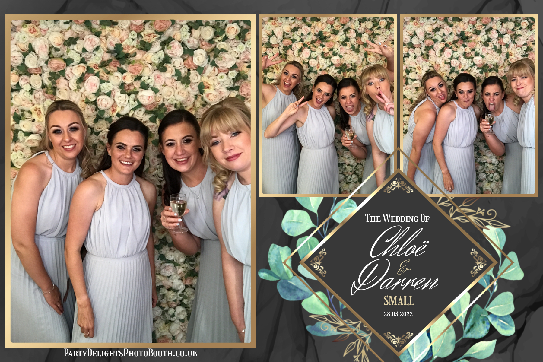 Chloe's and Darren's Wedding | View more photos from the event at gallery.partydelightsphotobooth.co.uk/u/PartyDelightsPhotoBooth/Chloes-and-Darrens-Wedding