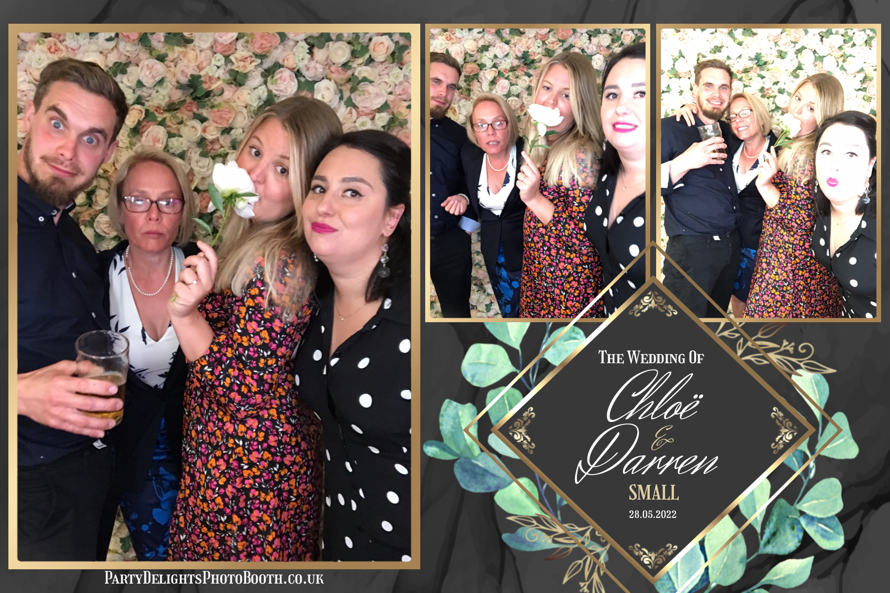 Chloe's and Darren's Wedding | View more photos from the event at gallery.partydelightsphotobooth.co.uk/u/PartyDelightsPhotoBooth/Chloes-and-Darrens-Wedding