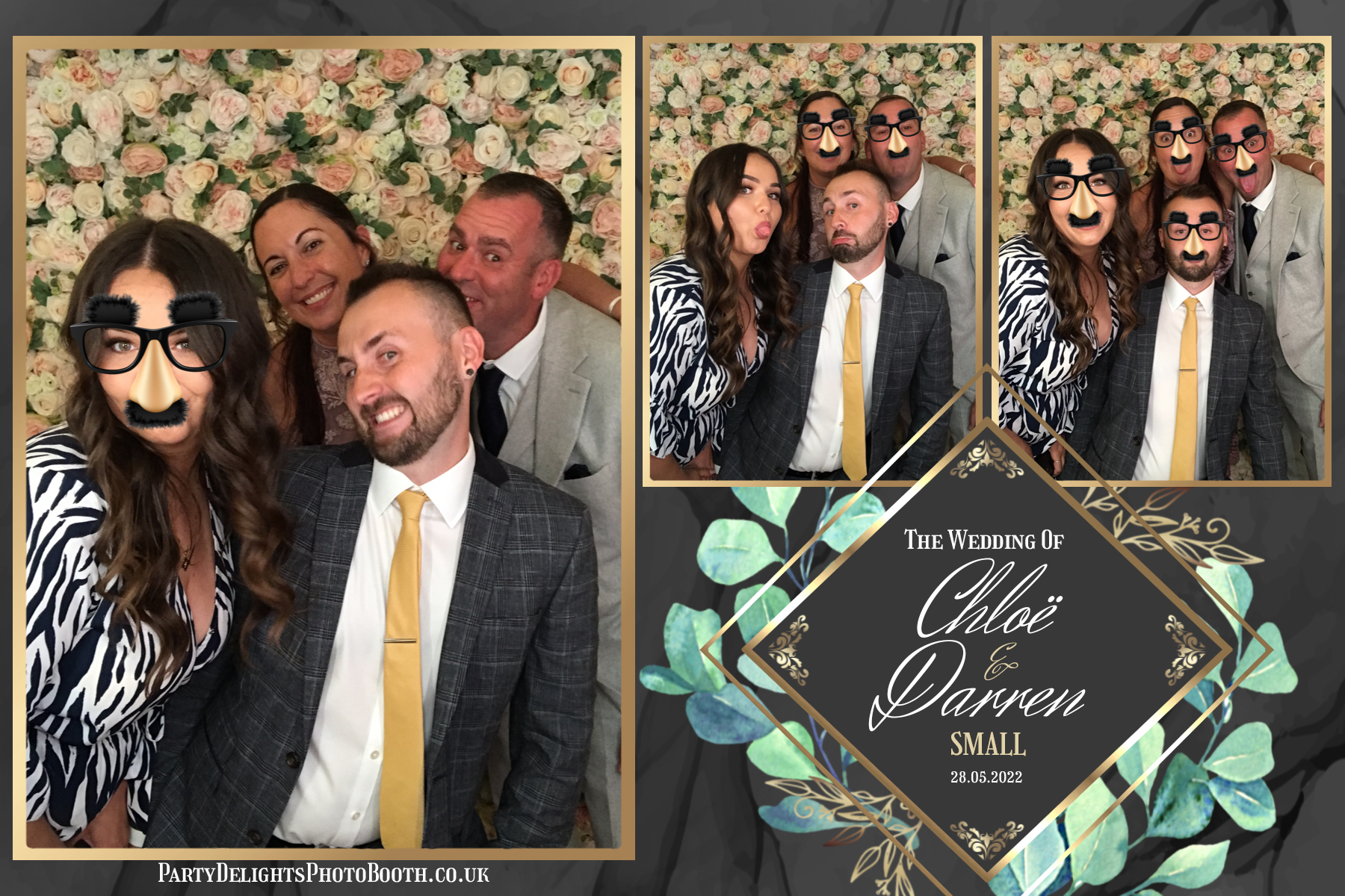 Chloe's and Darren's Wedding | View more photos from the event at gallery.partydelightsphotobooth.co.uk/u/PartyDelightsPhotoBooth/Chloes-and-Darrens-Wedding