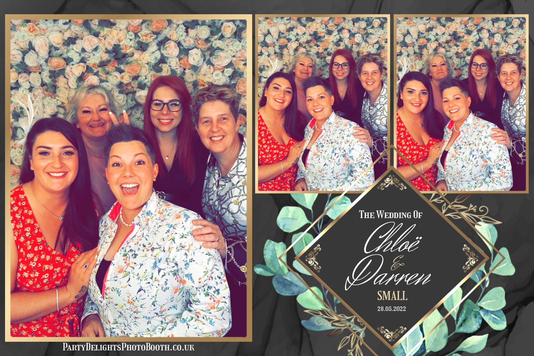 Chloe's and Darren's Wedding | View more photos from the event at gallery.partydelightsphotobooth.co.uk/u/PartyDelightsPhotoBooth/Chloes-and-Darrens-Wedding