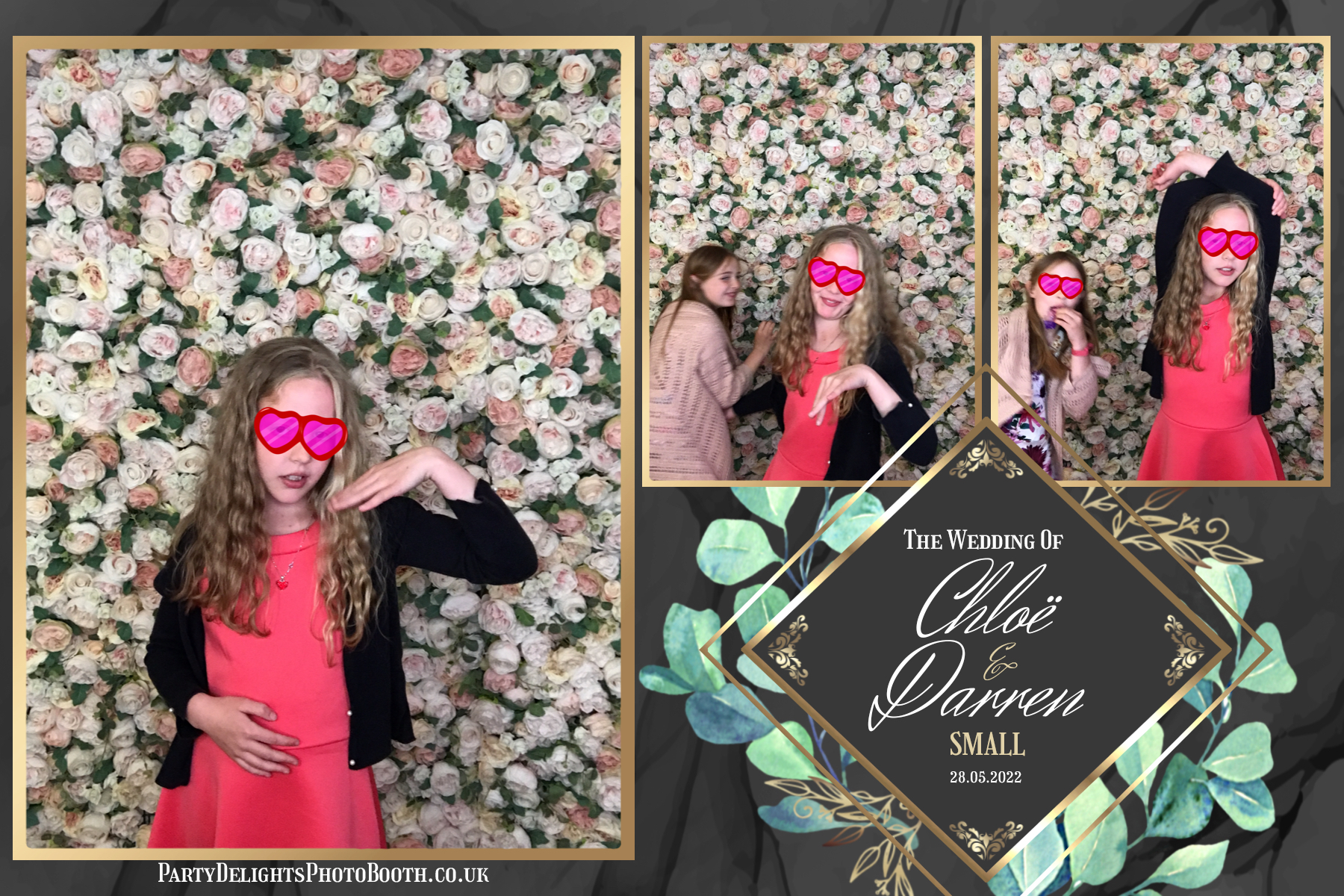 Chloe's and Darren's Wedding | View more photos from the event at gallery.partydelightsphotobooth.co.uk/u/PartyDelightsPhotoBooth/Chloes-and-Darrens-Wedding