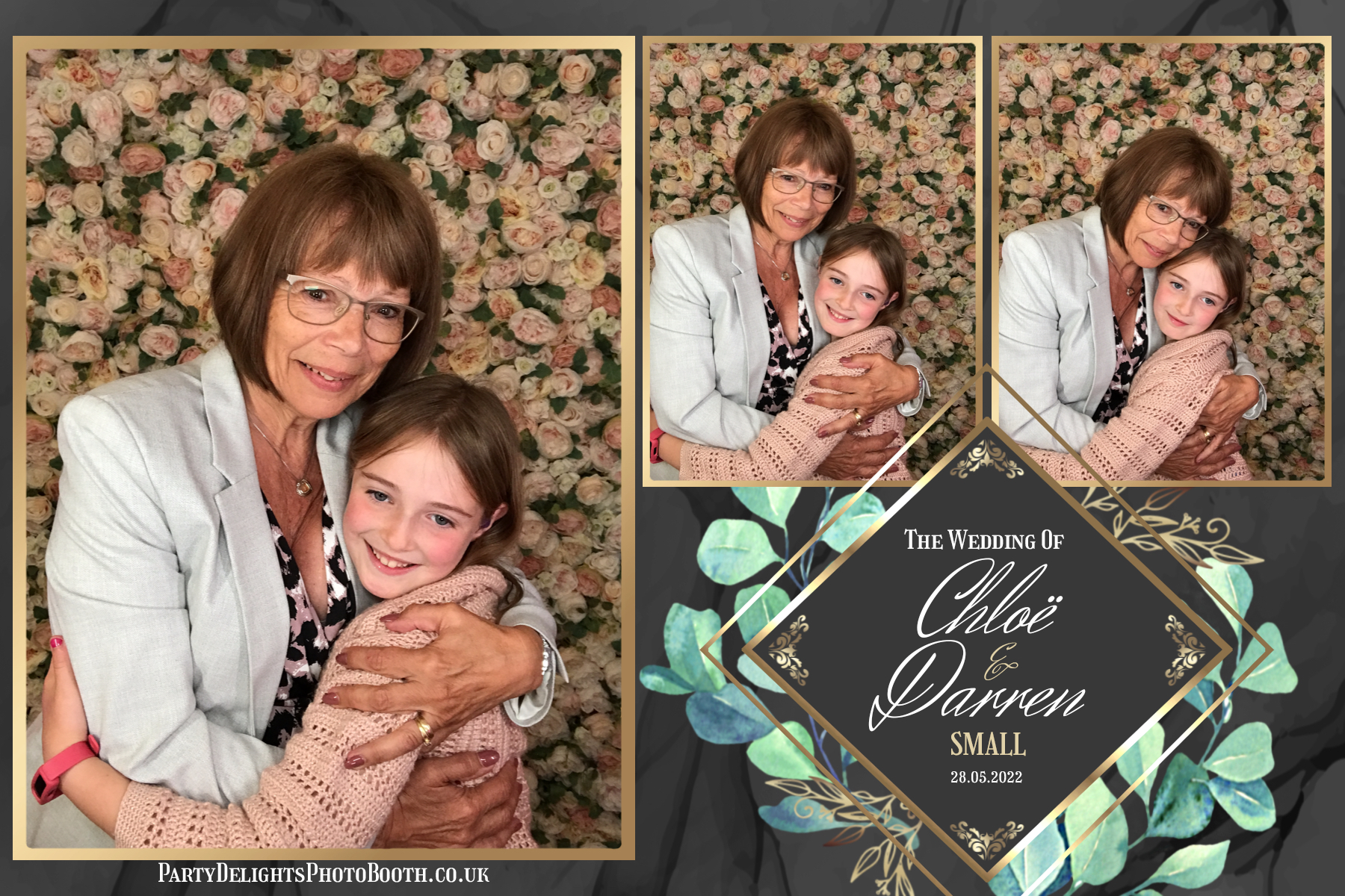 Chloe's and Darren's Wedding | View more photos from the event at gallery.partydelightsphotobooth.co.uk/u/PartyDelightsPhotoBooth/Chloes-and-Darrens-Wedding