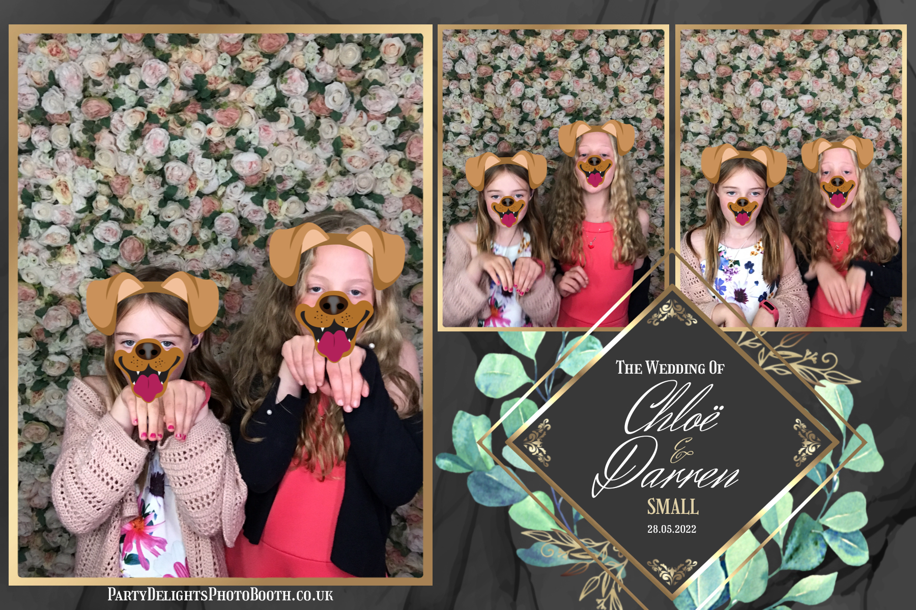Chloe's and Darren's Wedding | View more photos from the event at gallery.partydelightsphotobooth.co.uk/u/PartyDelightsPhotoBooth/Chloes-and-Darrens-Wedding