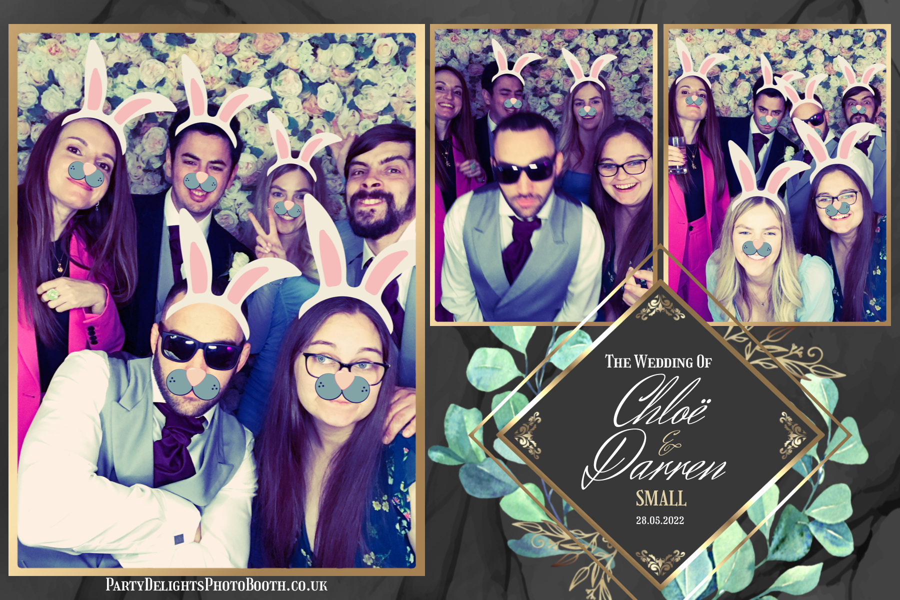 Chloe's and Darren's Wedding | View more photos from the event at gallery.partydelightsphotobooth.co.uk/u/PartyDelightsPhotoBooth/Chloes-and-Darrens-Wedding