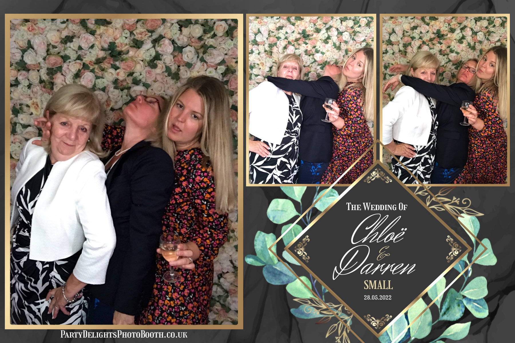 Chloe's and Darren's Wedding | View more photos from the event at gallery.partydelightsphotobooth.co.uk/u/PartyDelightsPhotoBooth/Chloes-and-Darrens-Wedding