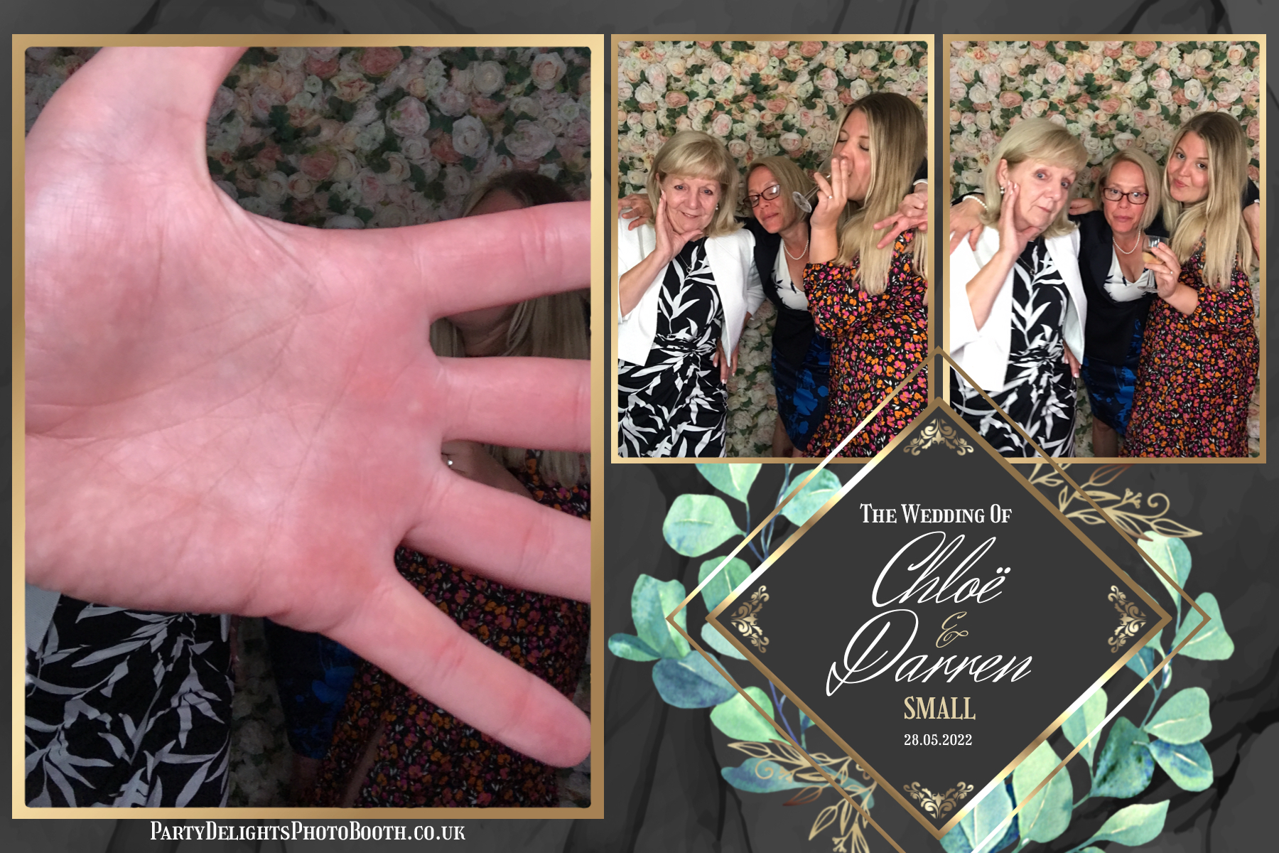 Chloe's and Darren's Wedding | View more photos from the event at gallery.partydelightsphotobooth.co.uk/u/PartyDelightsPhotoBooth/Chloes-and-Darrens-Wedding